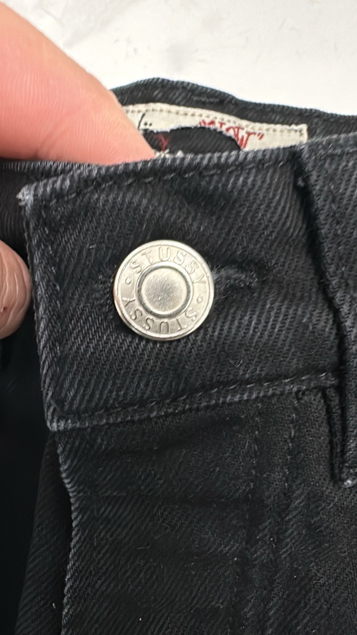 Stussy × Vintage Stüssy New Classic Jean Size 30 Black Size US 30 / EU 46 - 5 Thumbnail