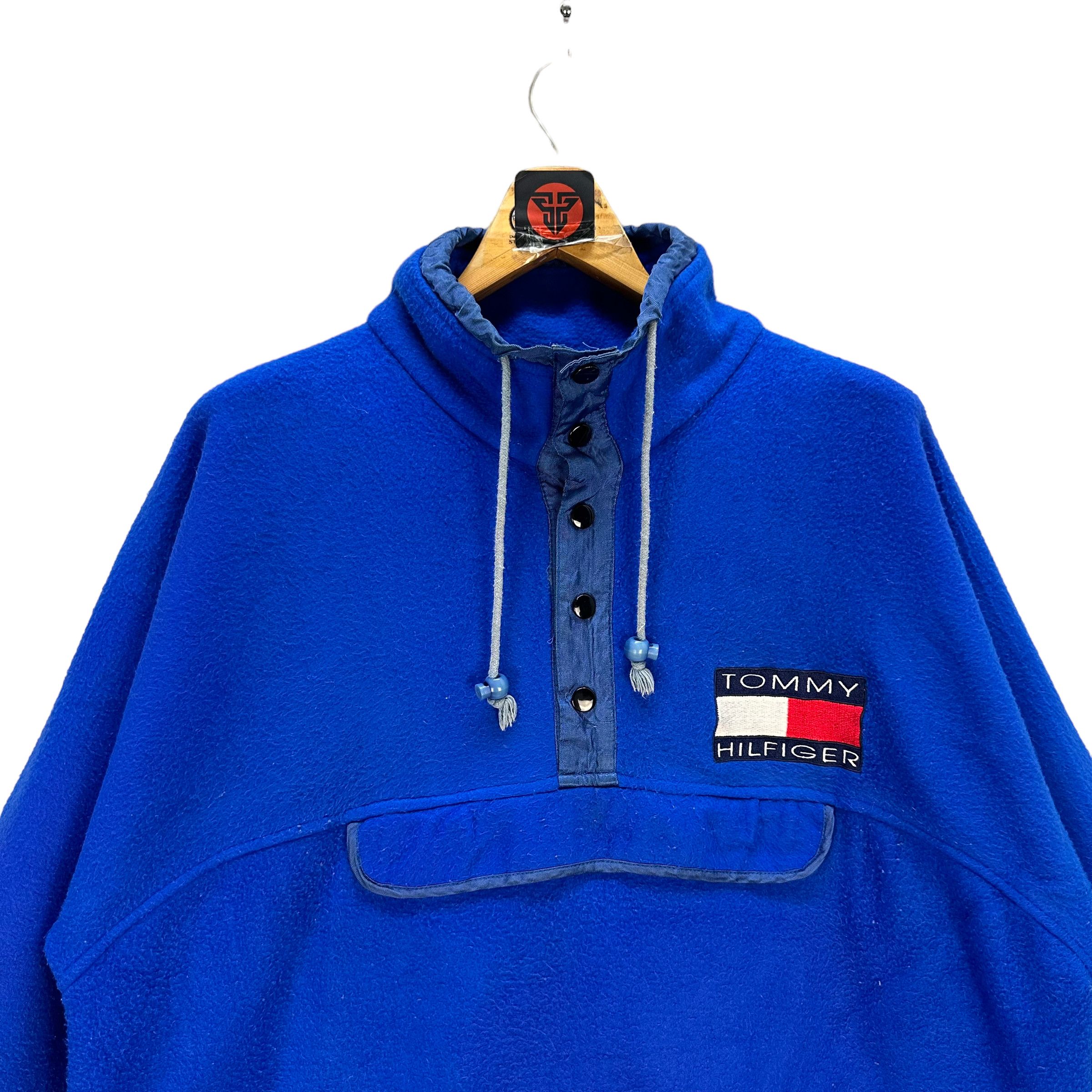 Tommy Hilfiger TOMMY HILFIGER SIGNATURE PULLOVER FLEECE JUMPER #7609-157 Size US L / EU 52-54 / 3 - 2 Thumbnail