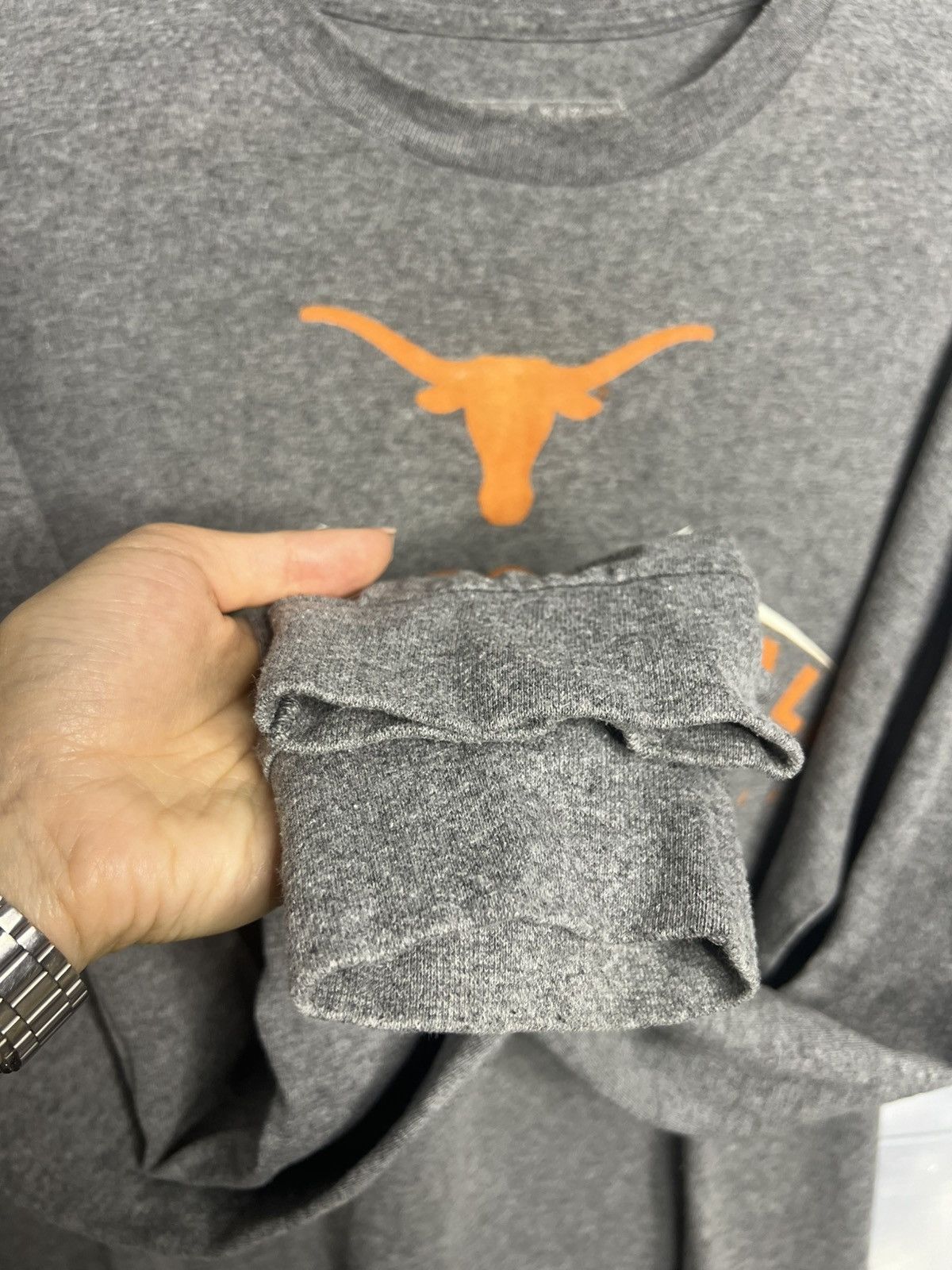Vintage Rare Vintage Long-Sleeve Nike Texas Football Swoosh Centr Size US M / EU 48-50 / 2 - 6 Thumbnail