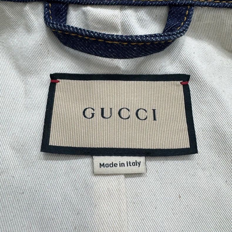 Gucci GucciEmbossed old-flowered denim jacket 2503-Nextarrow Size US M / EU 48-50 / 2 - 2 Thumbnail
