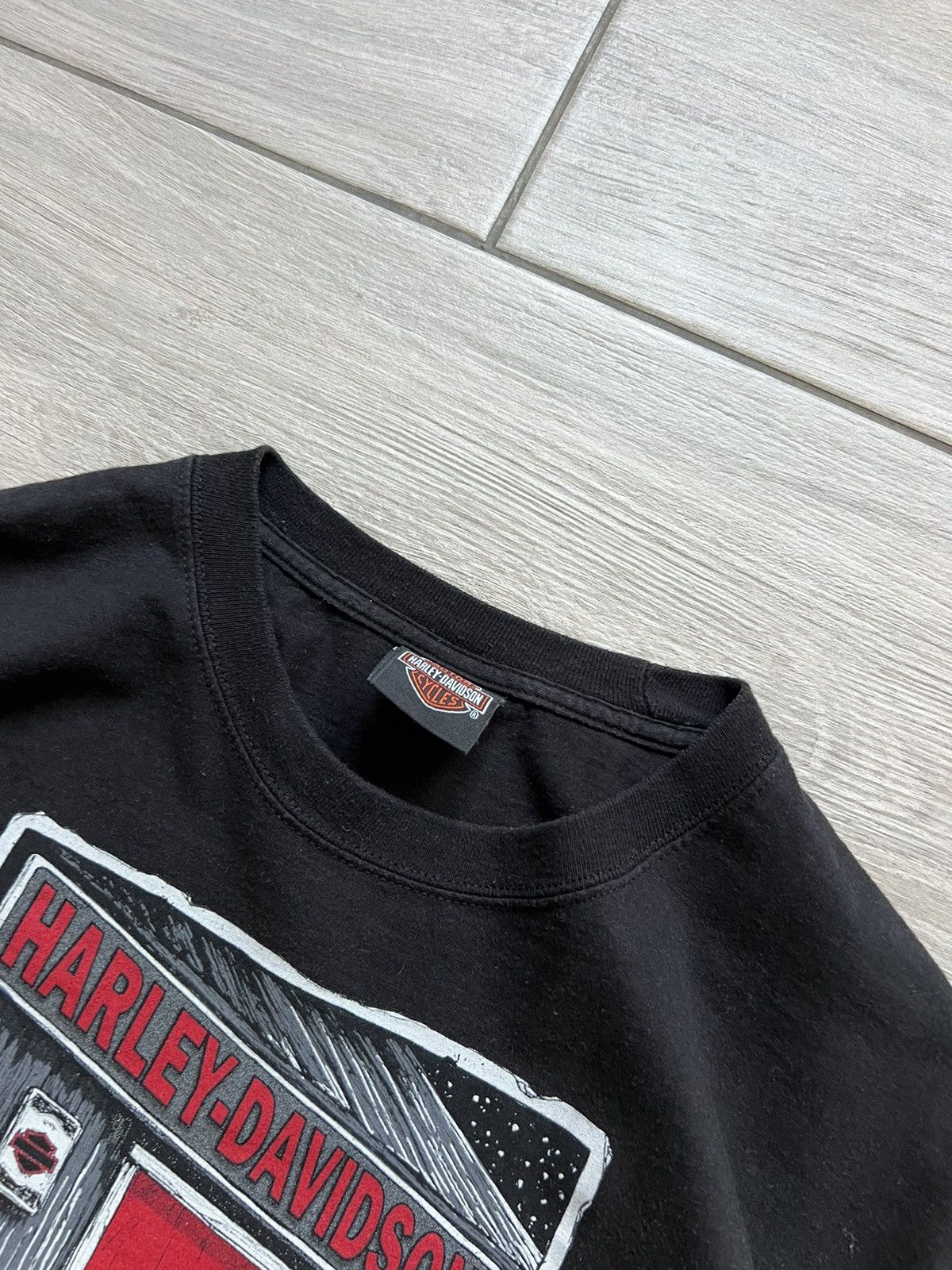 Harley Davidson Harley Davidson Vintage T-Shirt Size M Big Logo 00’s Size US L / EU 52-54 / 3 - 5 Thumbnail