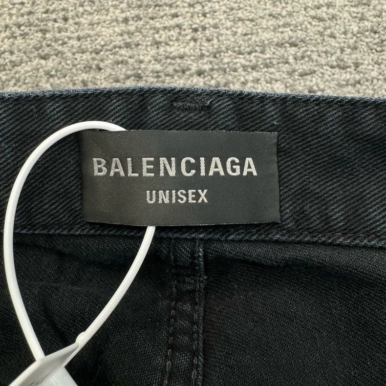 Balenciaga Balenciaga size XS Wash and wear label denim long pants Size US 27 - 4 Thumbnail