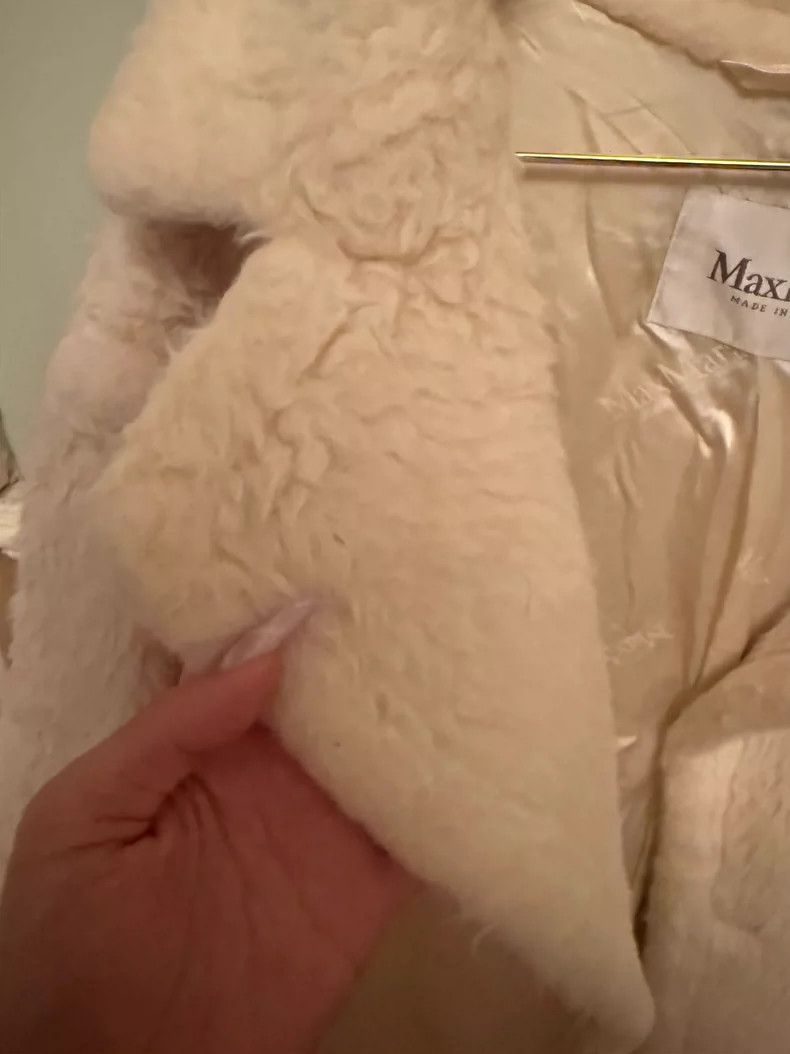 Max Mara Max Mara White Teddy Coat Size XS / US 0-2 / IT 36-38 - 4 Thumbnail
