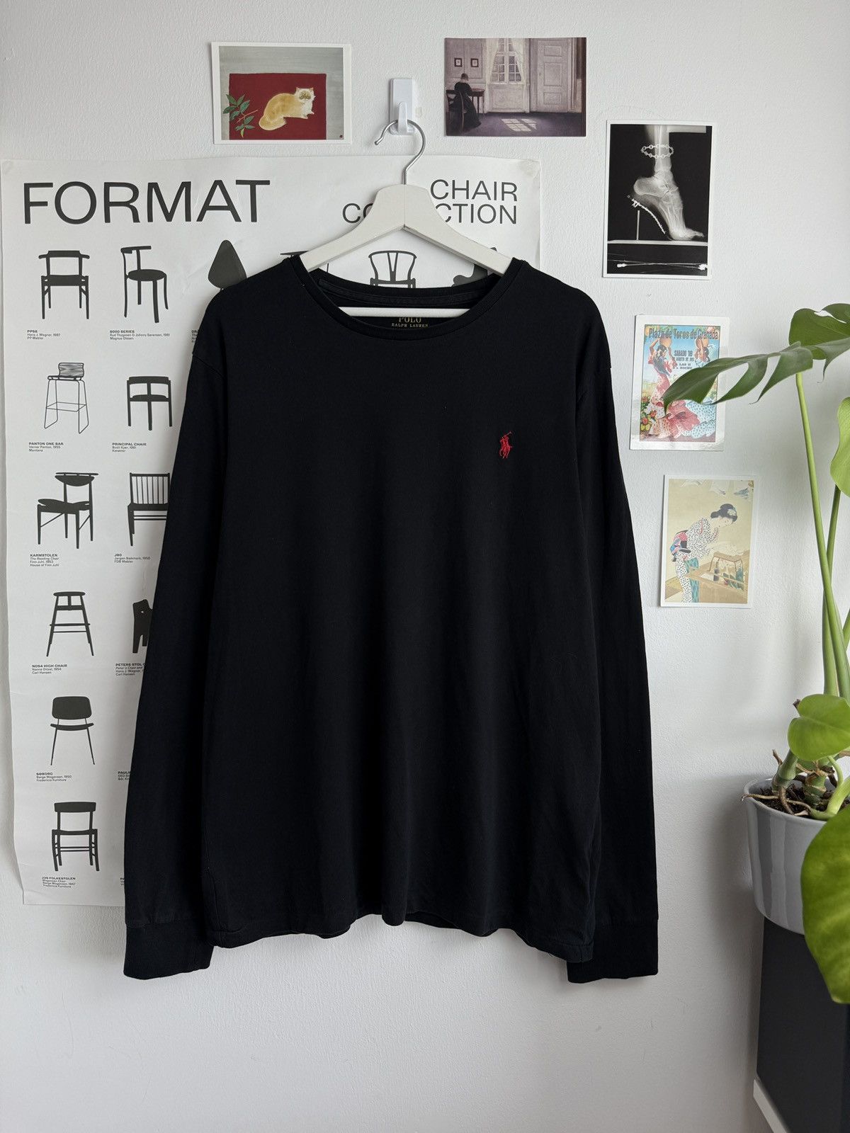 Designer × Polo Ralph Lauren × Ralph Lauren Polo Ralph Lauren basic black longsleeve t-shirt L designer Size US L / EU 52-54 / 3 - 1 Thumbnail