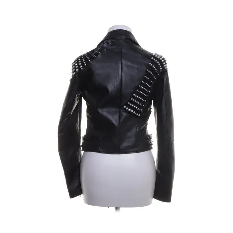 Comme des Garcons Swirled Pearls "Leather" Biker Jacket Size S / US 4 / IT 40 - 2 Thumbnail