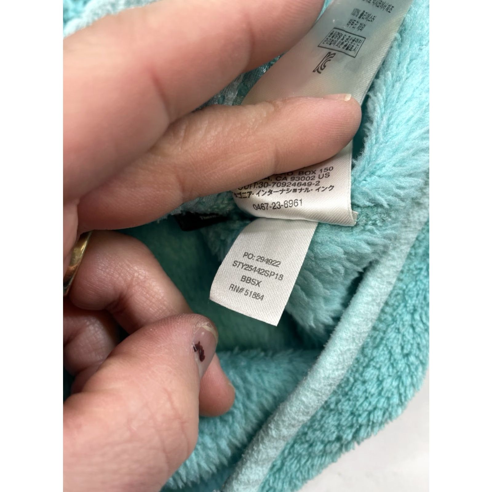 Patagonia Patagonia Sweater Womens Small Re-Tool Snap-T Pullover Fleece Aqua Teal Plus Pockets Size S / US 4 / IT 40 - 5 Thumbnail