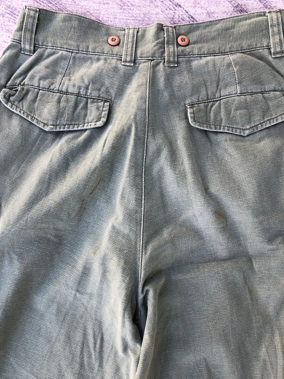 Vintage Cargo Trousers Military With 6 Pocket Workware Pants Size US 28 / EU 44 - 14 Thumbnail