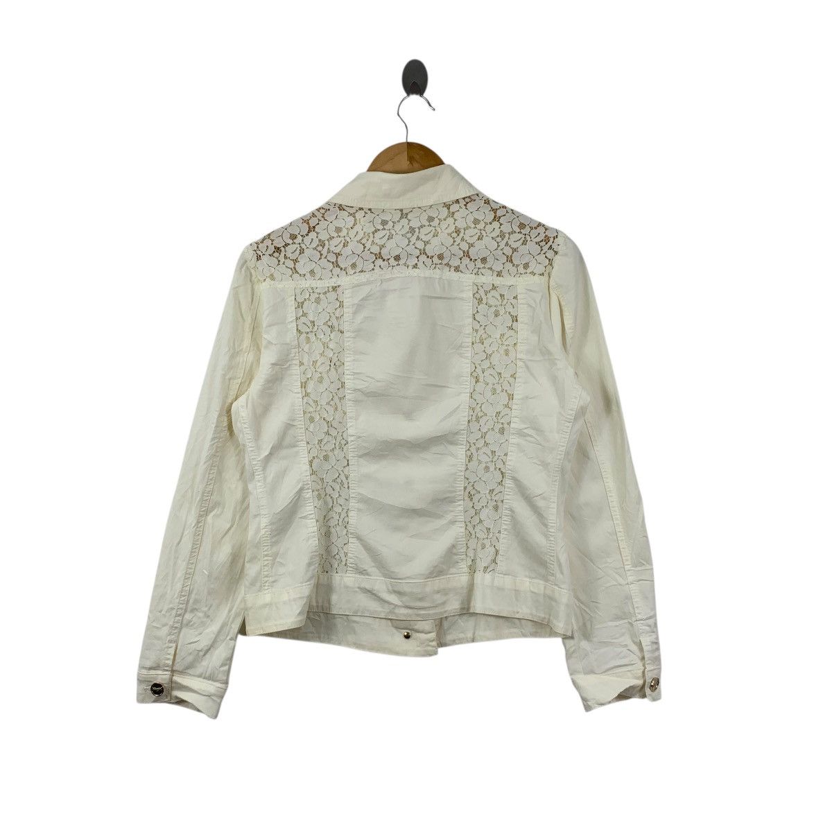 Other BLUGIRL ITALY JEANS Collection Floral Denim Jacket Gold Size S / US 4 / IT 40 - 6 Thumbnail