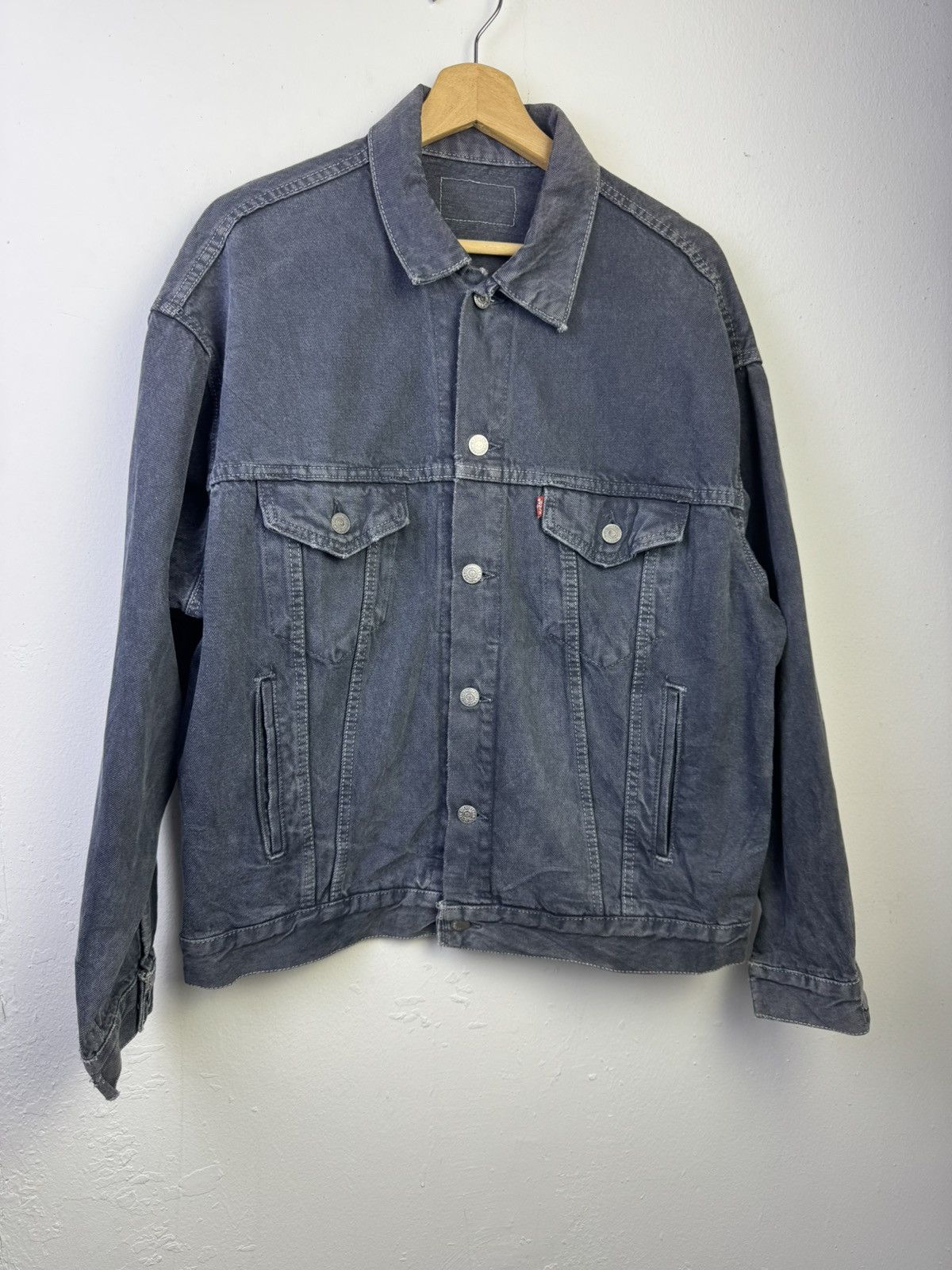 Levi's vintage 80s Levi's Trucker Jacket Size US L / EU 52-54 / 3 - 2 Thumbnail