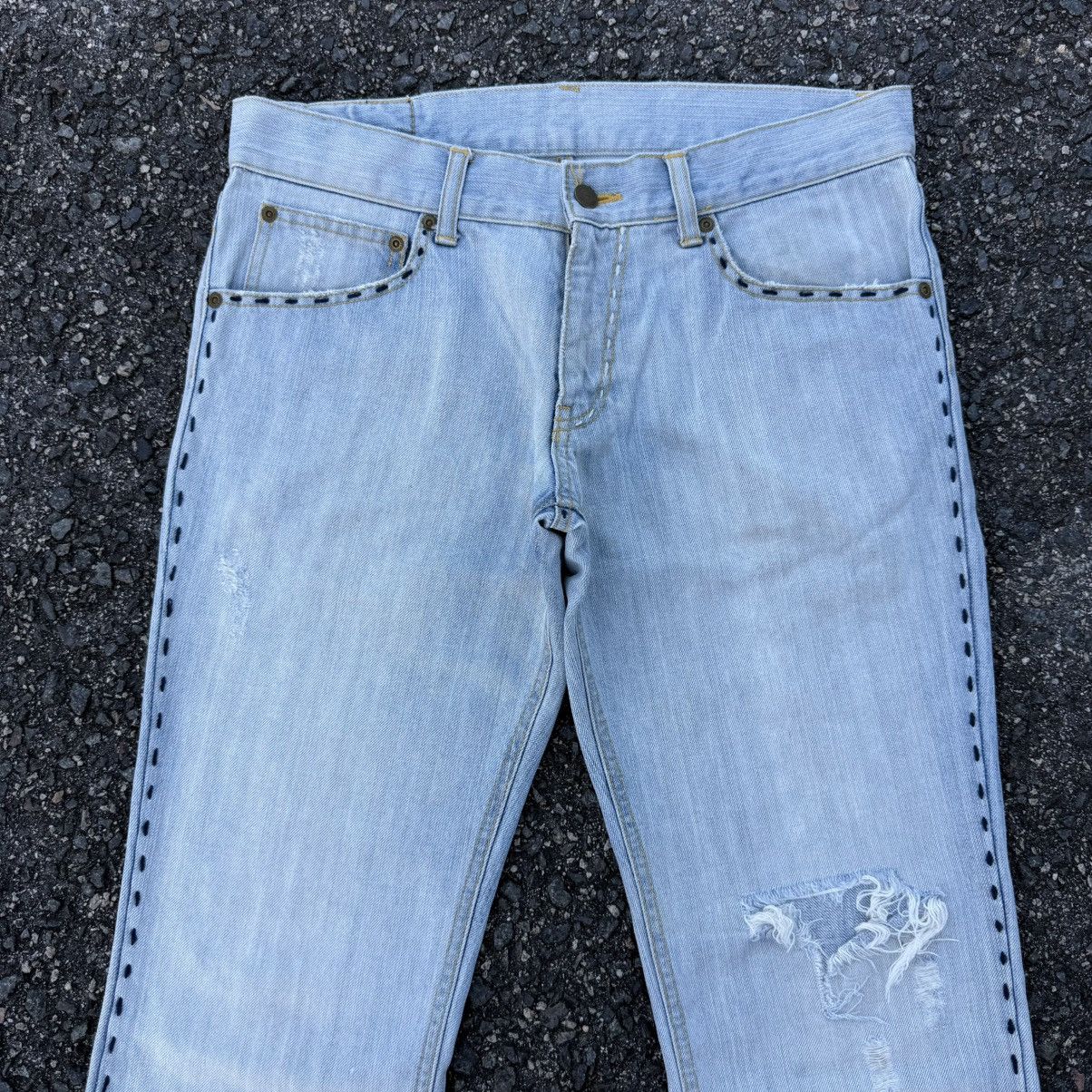Nicole Club W33 VINTAGE NICOLE MONSIEUR STRAIGHT FADED DENIM PANTS Size US 33 - 4 Thumbnail