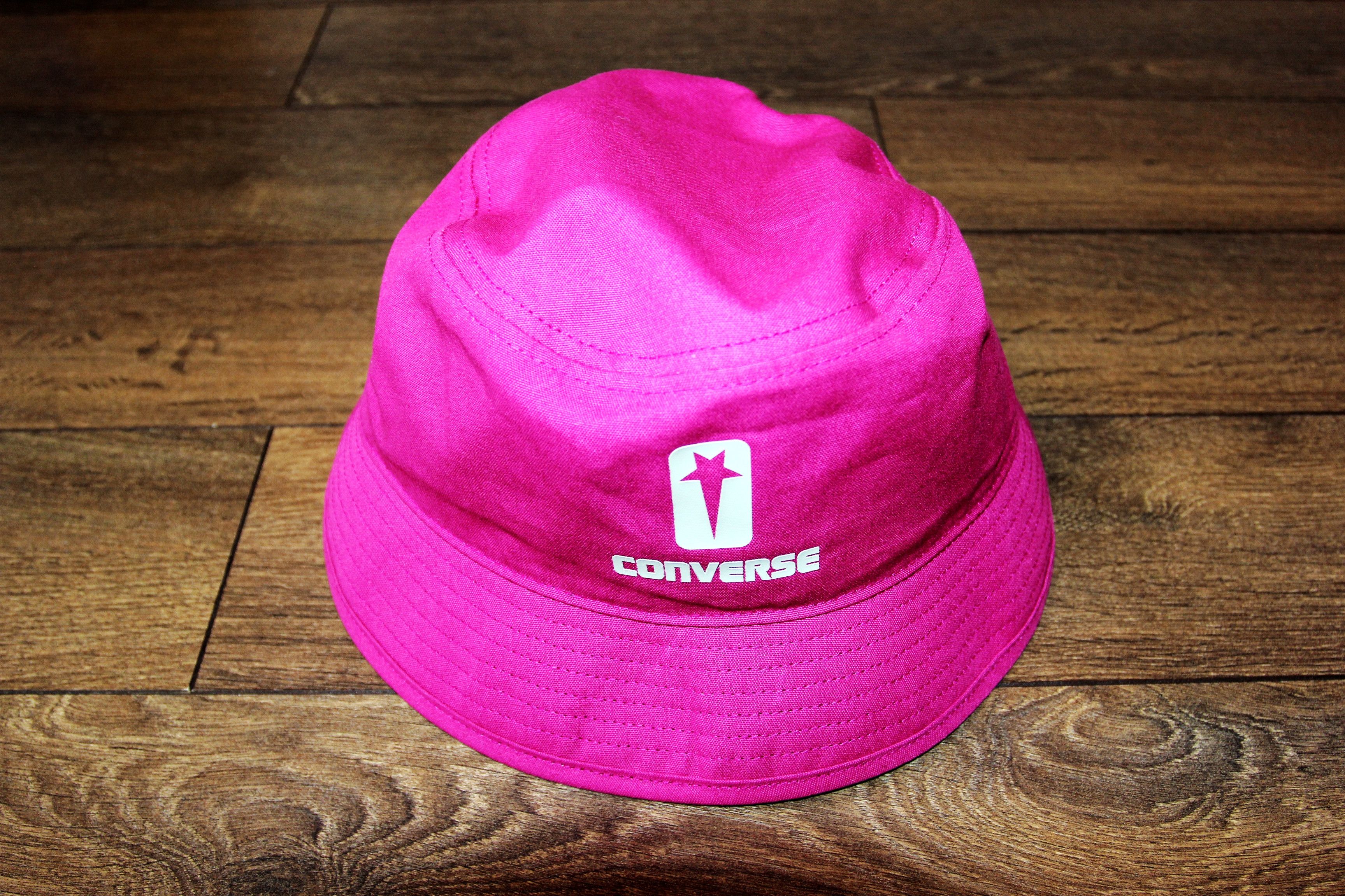 Converse × Rick Owens Drkshdw BNWT SS23 RICK OWENS DRKSHDW x CONVERSE BUCKET HAT PINK Size ONE SIZE - 2 Thumbnail