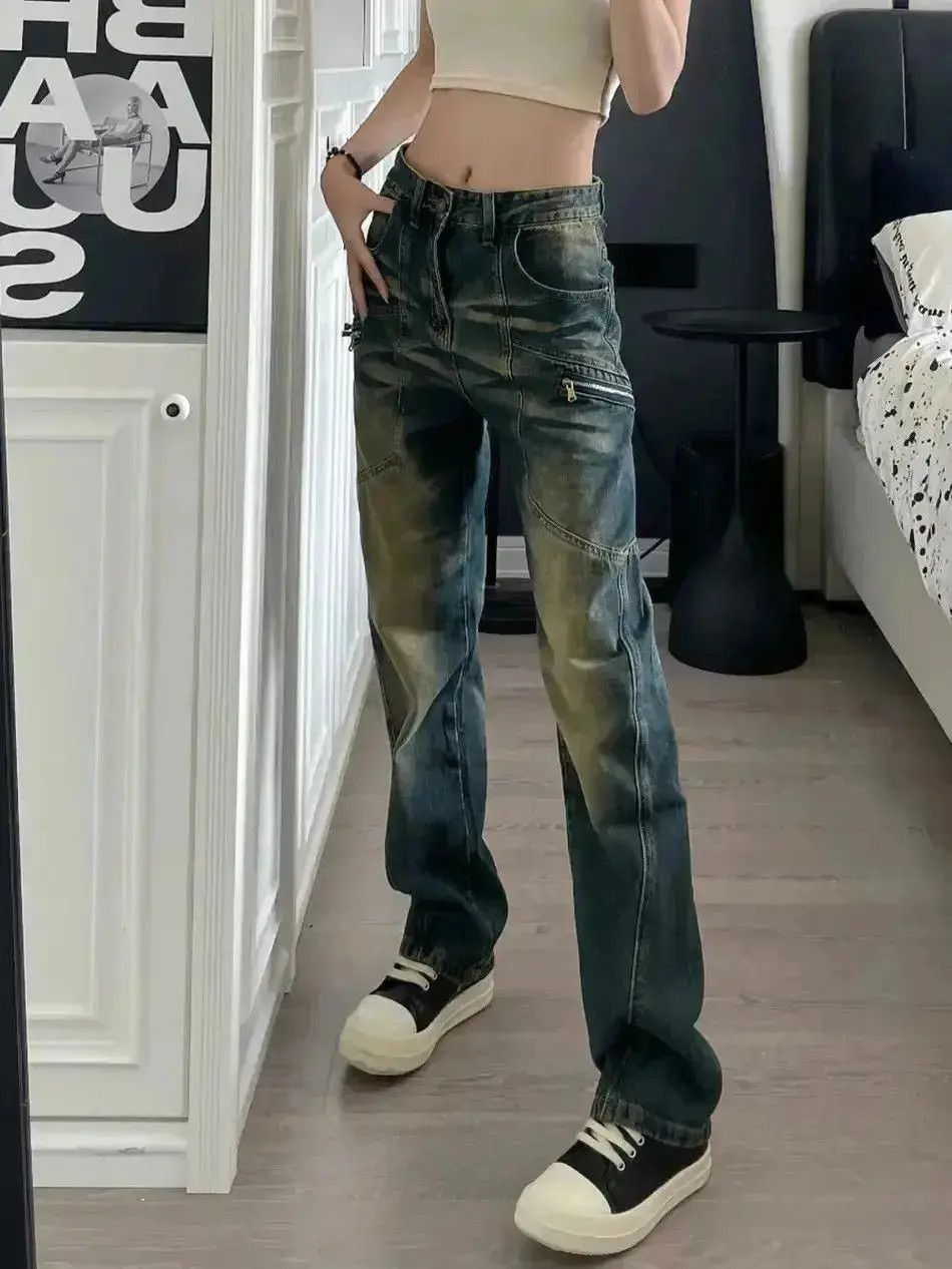 Japanese Brand Hip Hop Loose Multi Pocket Jeans Size US 32 / EU 48 - 5 Thumbnail