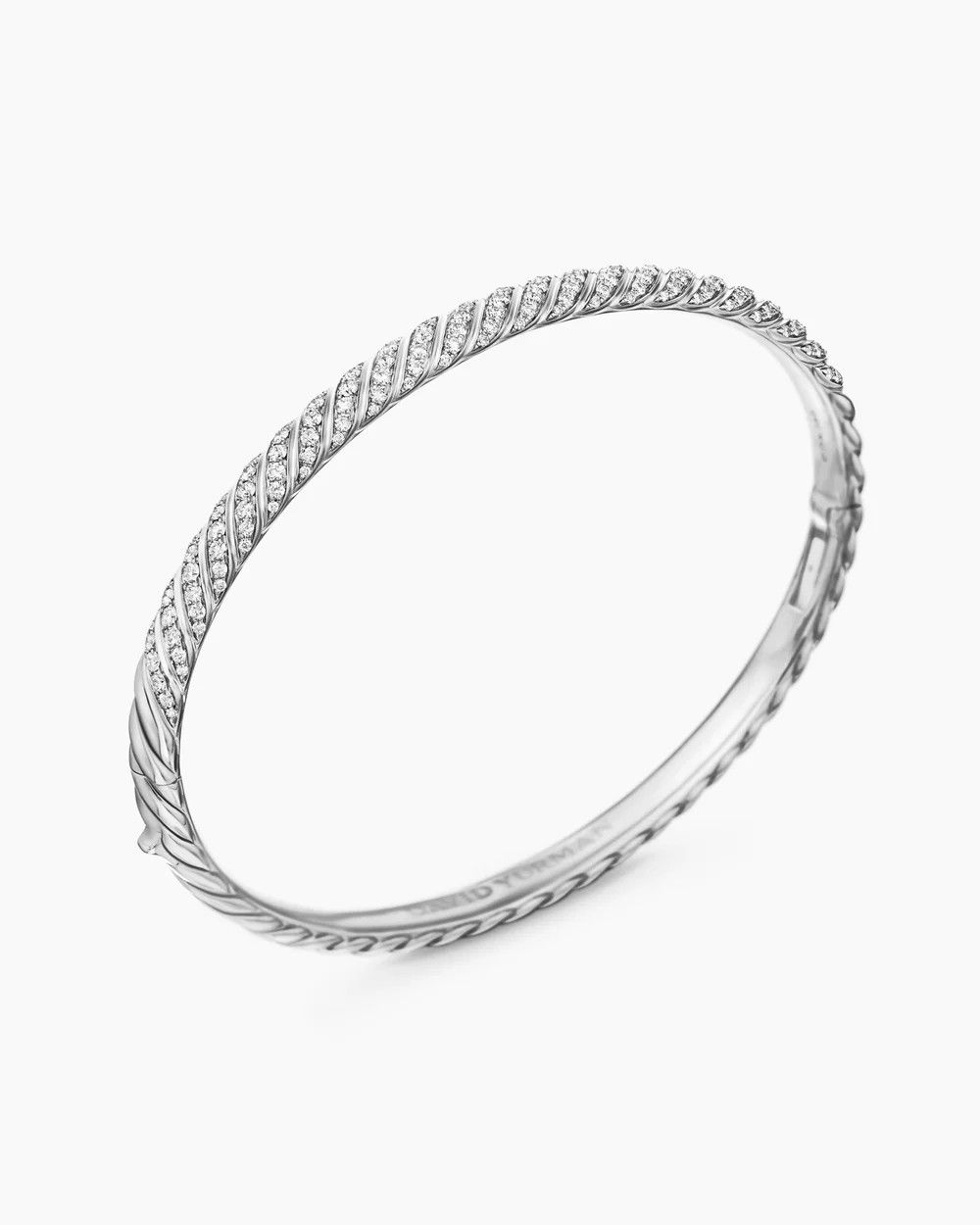 David Yurman oc11z0925 Size: M / Sculpted Cable Bangle Bracelet Silver Size ONE SIZE - 3 Thumbnail