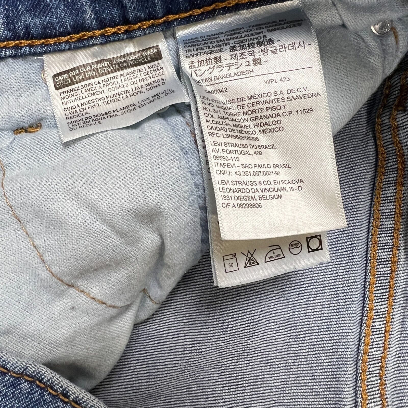 Levi's × Levi's Vintage Clothing × Vintage Levi's 511 Jeans 32x30 Slim Fit Faded American Denim Pants Size US 32 / EU 48 - 8 Thumbnail
