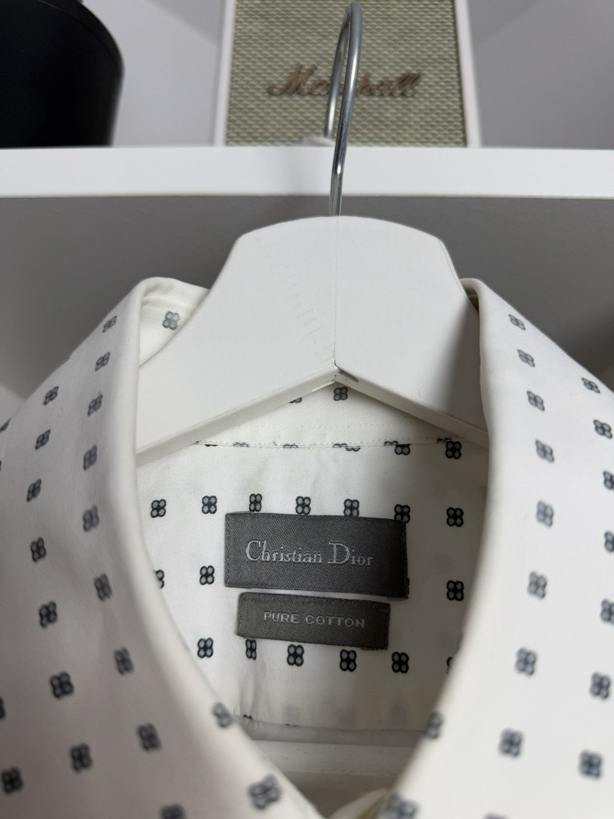 Christian Dior Monsieur × Designer × Dior Christian dior white printed shirt M designer luxury casual Size US M / EU 48-50 / 2 - 4 Thumbnail