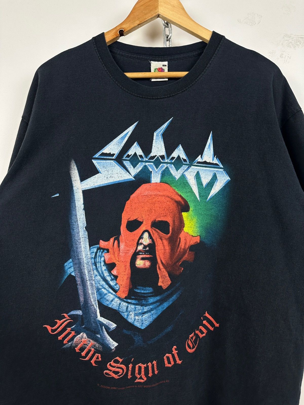 Band Tees 2006 Vintage Sodom In the Sing of Evil Band T-Shirt Size US XL / EU 56 / 4 - 9 Thumbnail