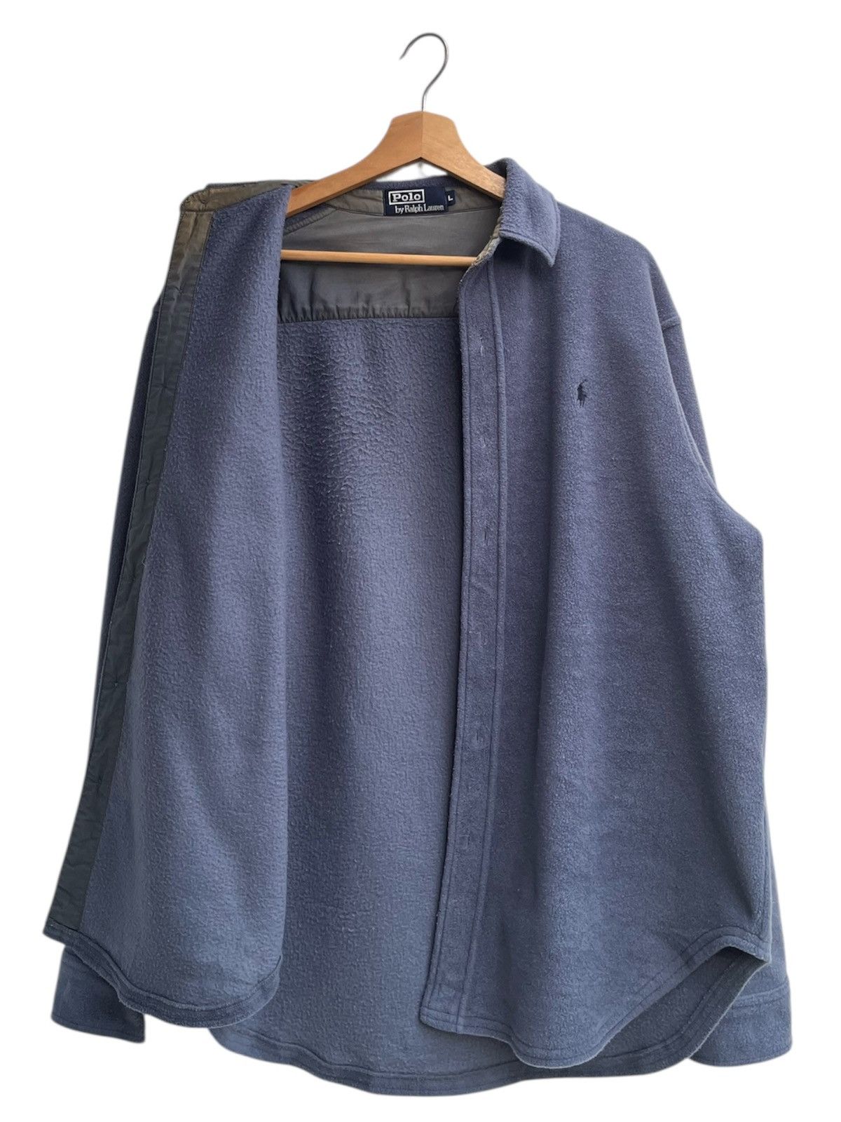 Polo Ralph Lauren × Ralph Lauren Polo Ralph Lauren Fleece Button Up Shirt Size US L / EU 52-54 / 3 - 2 Thumbnail