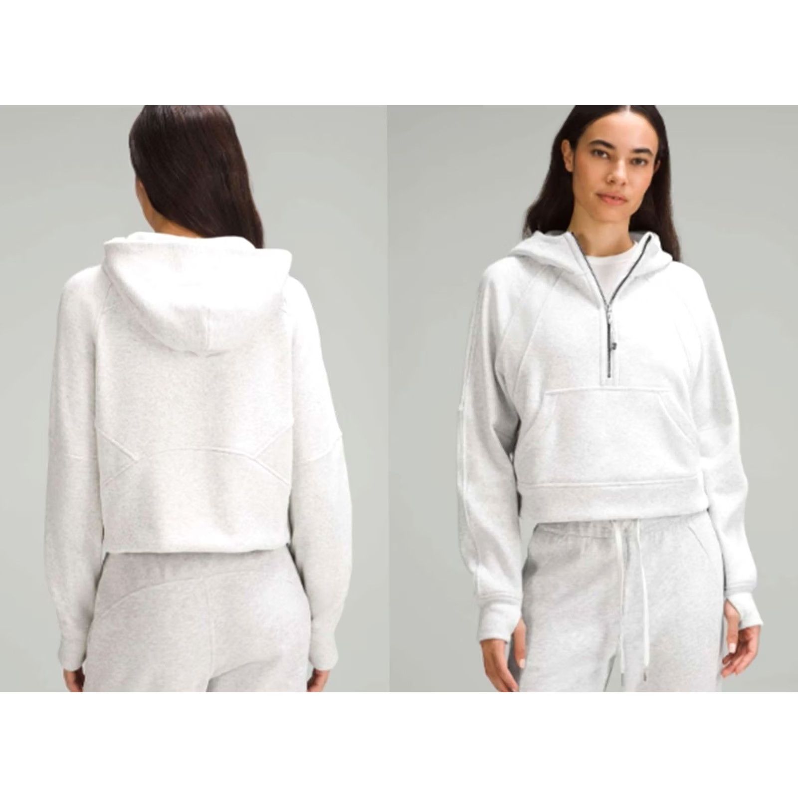 Lululemon Lululemon Scuba Hoodie Comfort Oversized M/L White Cotton Blend Zip Pullover Women Hoodie Scuba 90s Size M / US 6-8 / IT 42-44 - 3 Thumbnail