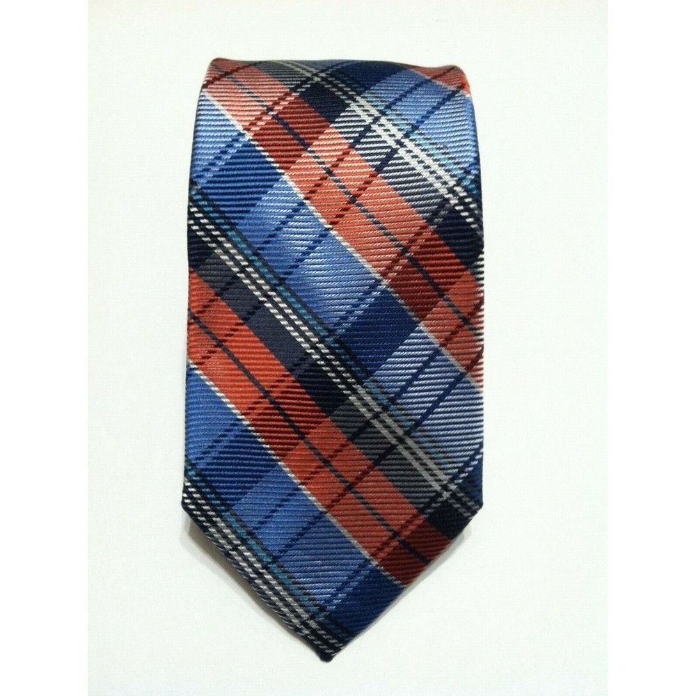 Nautica NAUTICA MENS NEW MULTICOLOR 100%SILK PLAID TIE WIDTH: 3 1/4" Size ONE SIZE - 1 Thumbnail