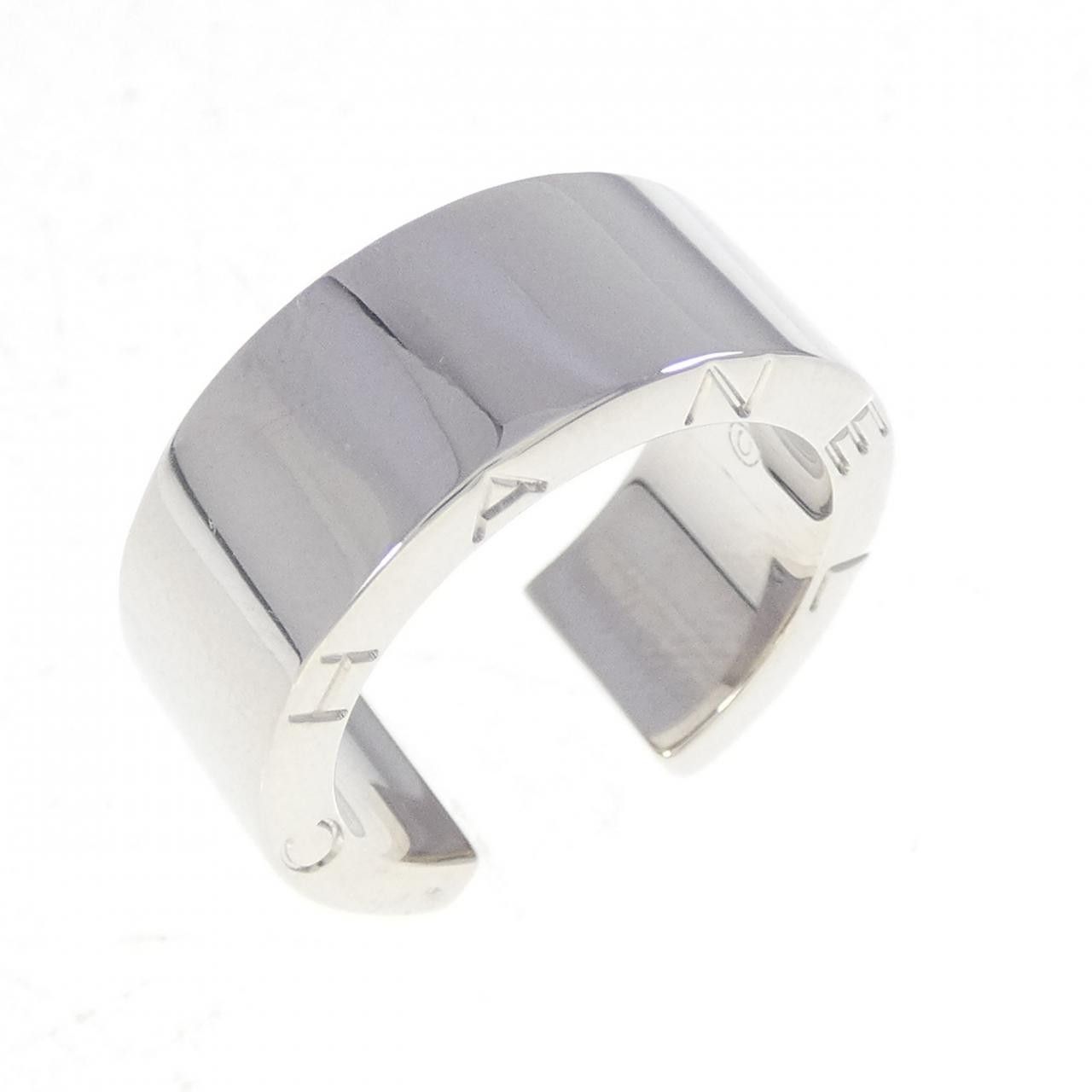 Chanel Chanel Chanel C Signature Au750 White Gold Ring Size 8.5 Precious Metal Ring DUTY FREE for USA Size ONE SIZE - 1 Thumbnail