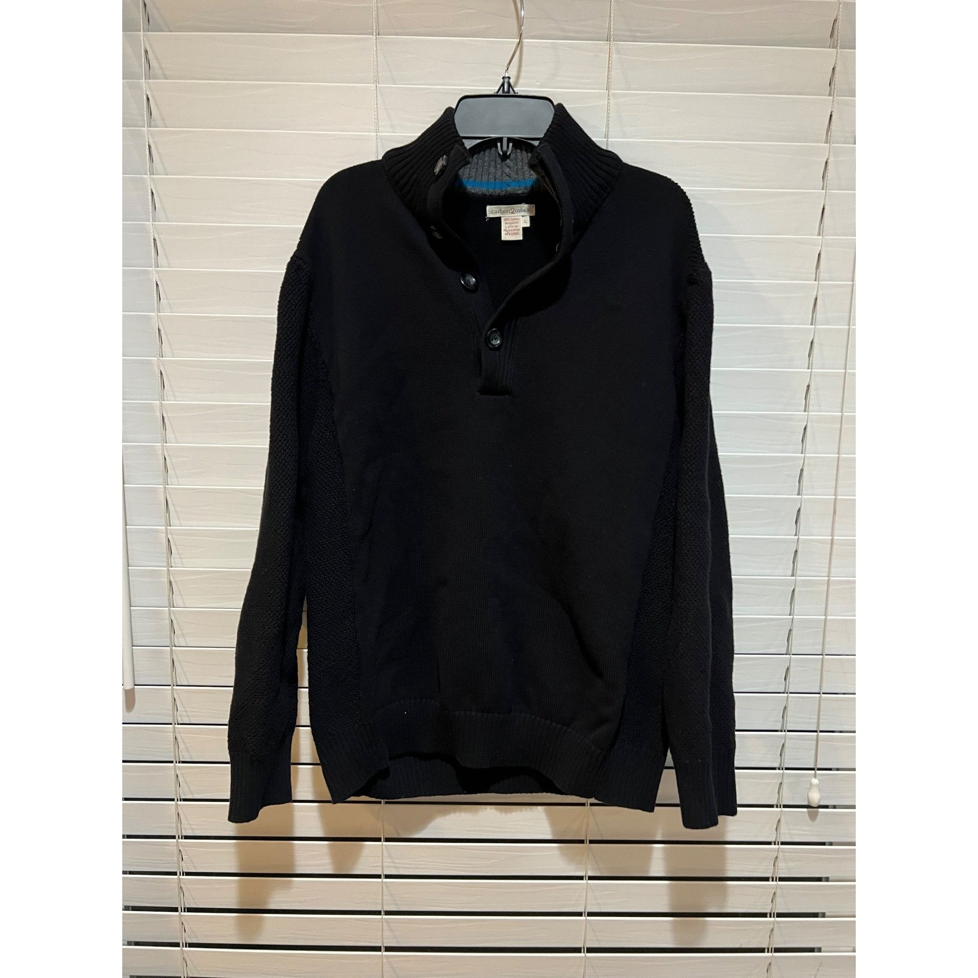 Carbon2Cobalt Carbon2Cobalt Mens Sweater - Size L Size US L / EU 52-54 / 3 - 1 Thumbnail