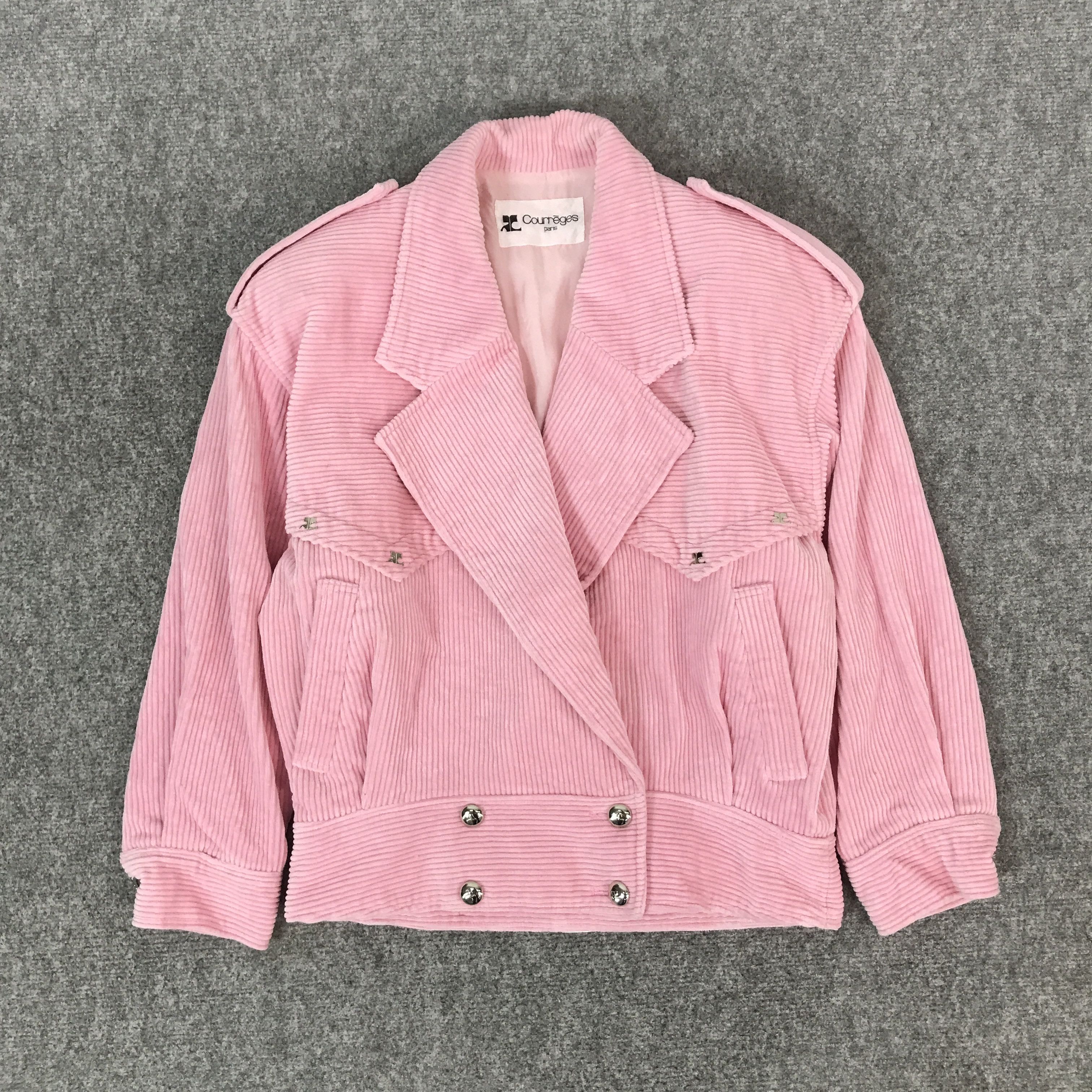 Courreges COURREGES CORDUROY COAT JACKET WOMAN K66B1 Size M / US 6-8 / IT 42-44 - 1 Thumbnail