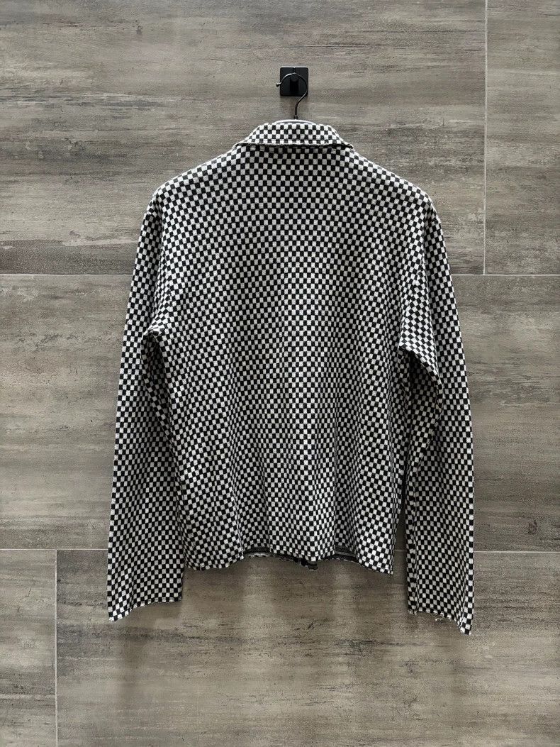 Comme des Garcons Comme Des Garcons Black and white checkerboard zipper swea Size US M / EU 48-50 / 2 - 2 Thumbnail