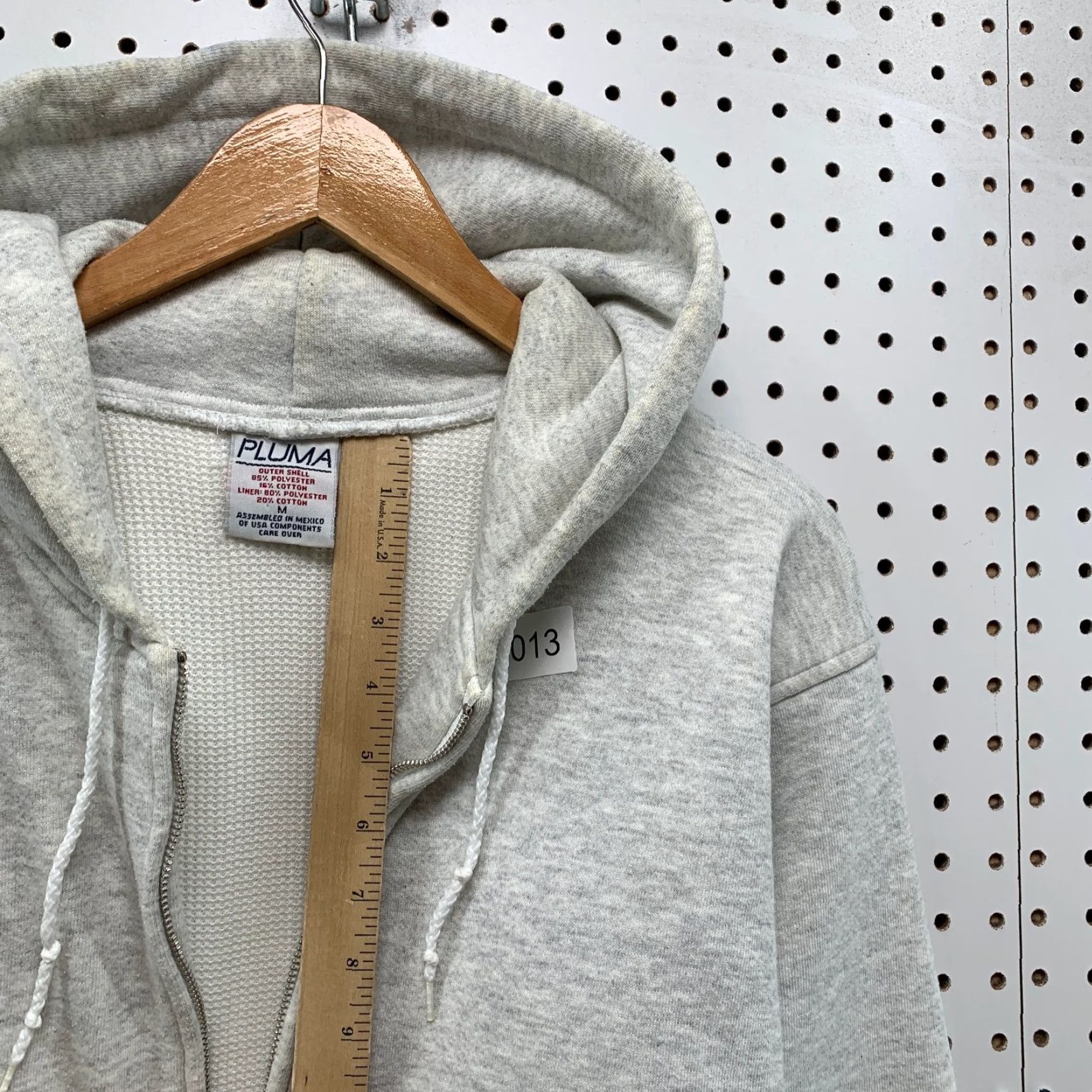 Vintage VINTAGE Pluma Hoodie Sweatshirt Mens M Gray Thermal Lined Heavyweight USA Hoodie Mens M Gray Thermal Lined Heavyweight USA Size US M / EU 48-50 / 2 - 7 Thumbnail