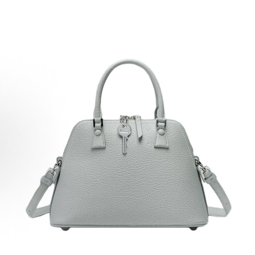 Maison Margiela NWT 5AC Classique Mini Bag Dusty Blue Pebbled Leather Size ONE SIZE - 2 Thumbnail