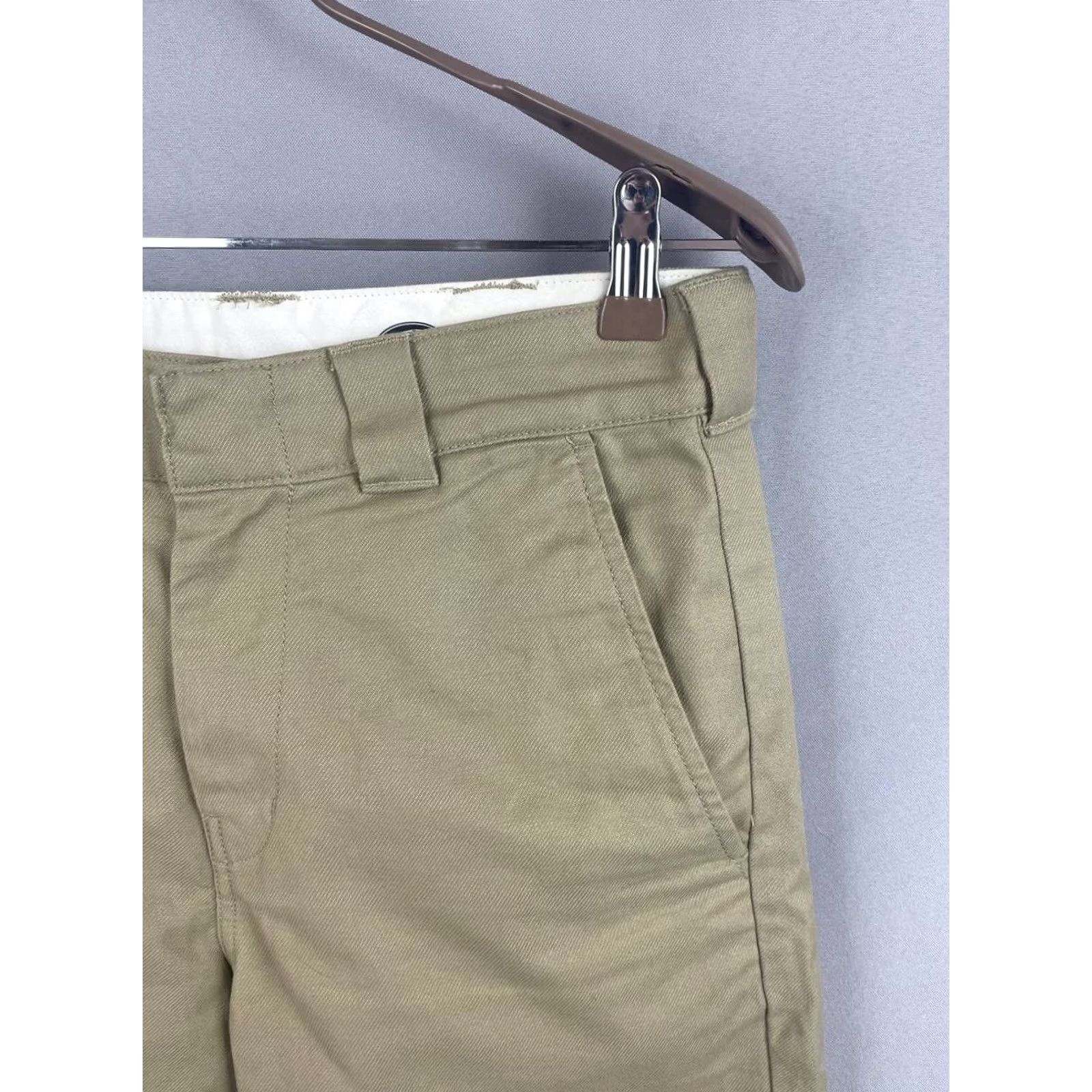 Dickies Dickies Mens Chino Shorts Size XS Tan Belt Loop Fly Button Outdoor Beach Size US 27 - 7 Thumbnail