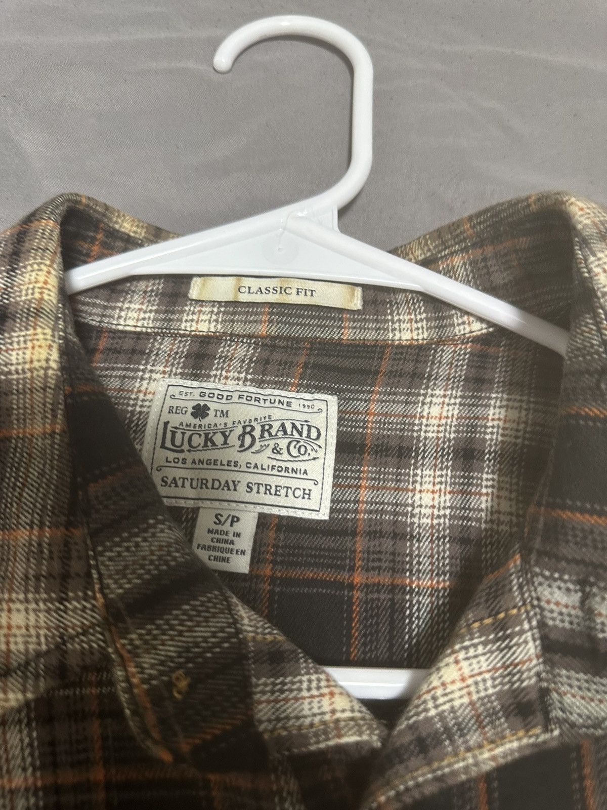 Lucky Brand Plaid flannel Size US S / EU 44-46 / 1 - 3 Thumbnail