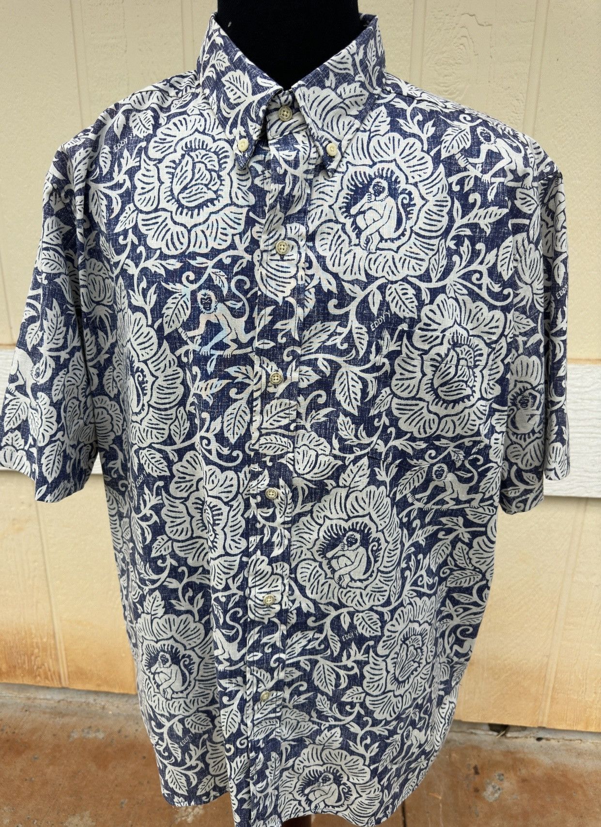 Reyn Spooner Reyn Spooner Hawaiian Print Blue Full Button Men's XL Size US XL / EU 56 / 4 - 1 Thumbnail