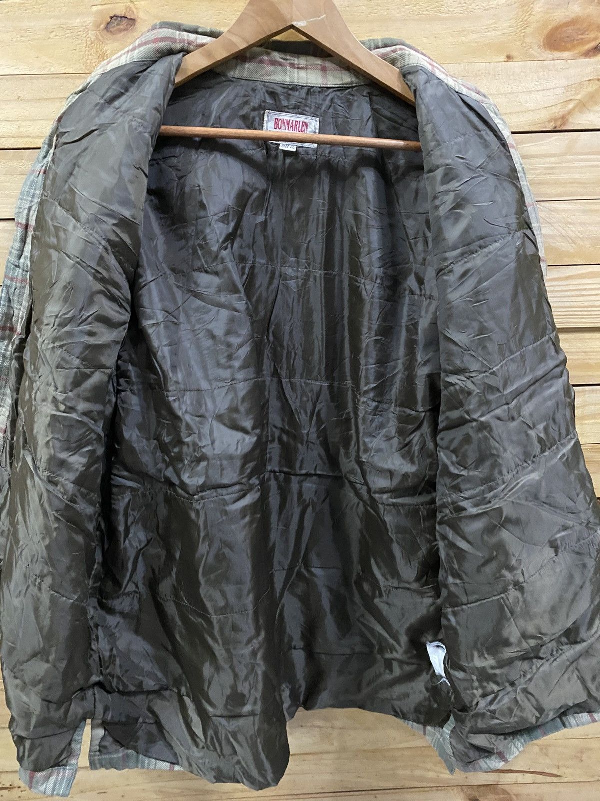Vintage Vintage Bonmarlen flannel button up jacket Size US XL / EU 56 / 4 - 9 Thumbnail