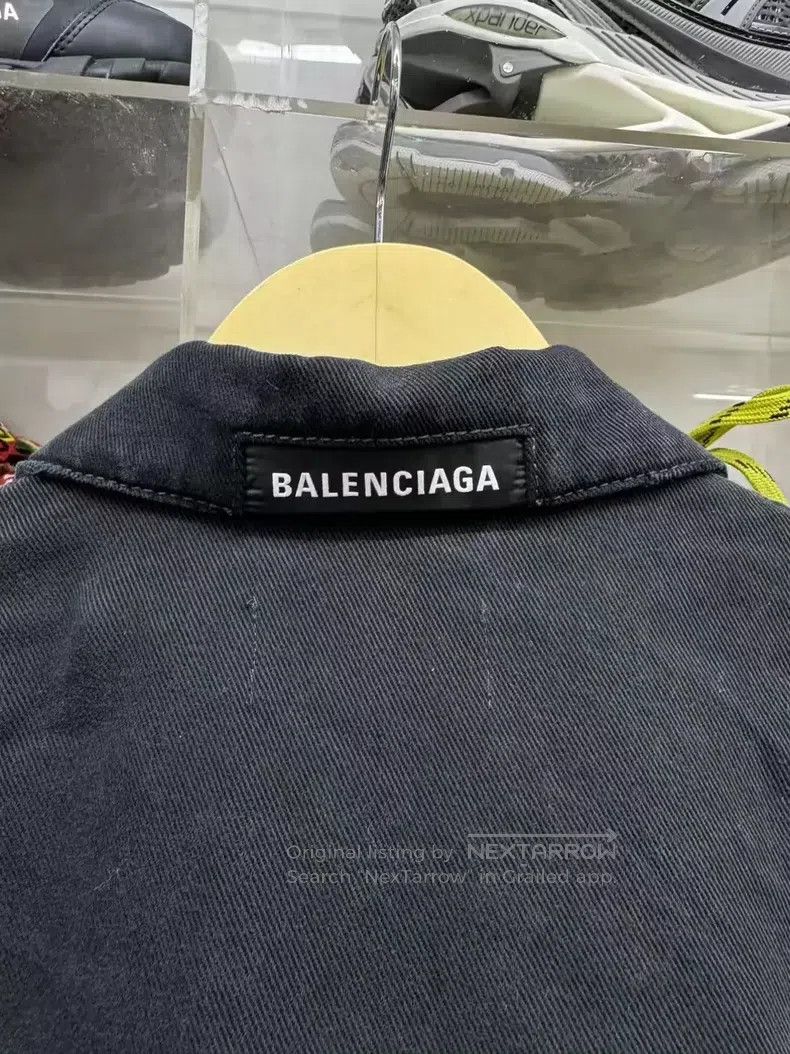 Balenciaga Balenciaga denim jacket Size US S / EU 44-46 / 1 - 6 Thumbnail
