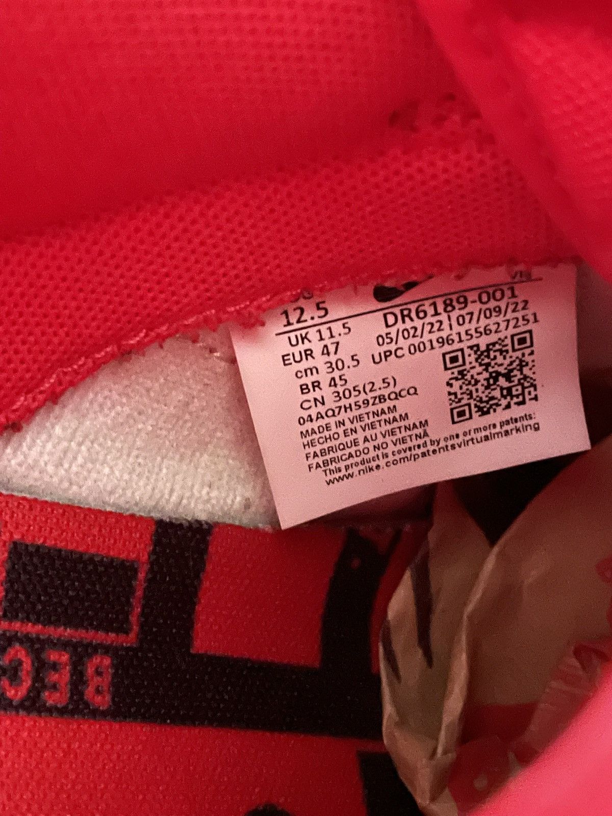 Nike Nike Dunk Low x Clark Atlanta University Panthers Size US 12.5 / EU 45-46 - 7 Thumbnail