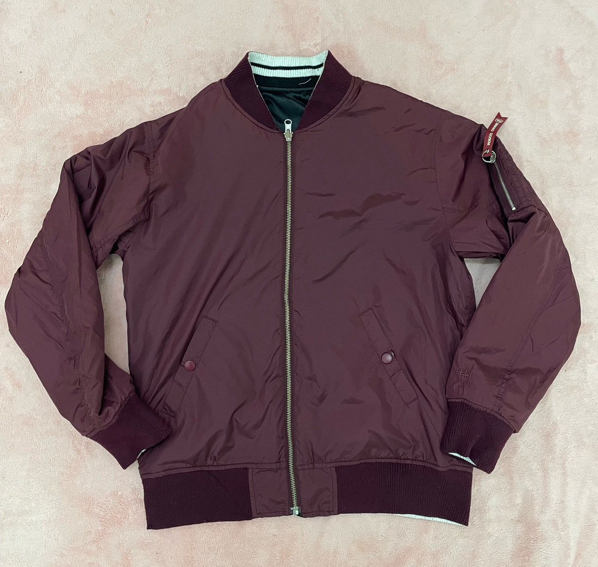 Japanese Brand RODEO CROWN VARSITY REVERSIBLE SUKAJAN JACKET Size US M / EU 48-50 / 2 - 8 Thumbnail