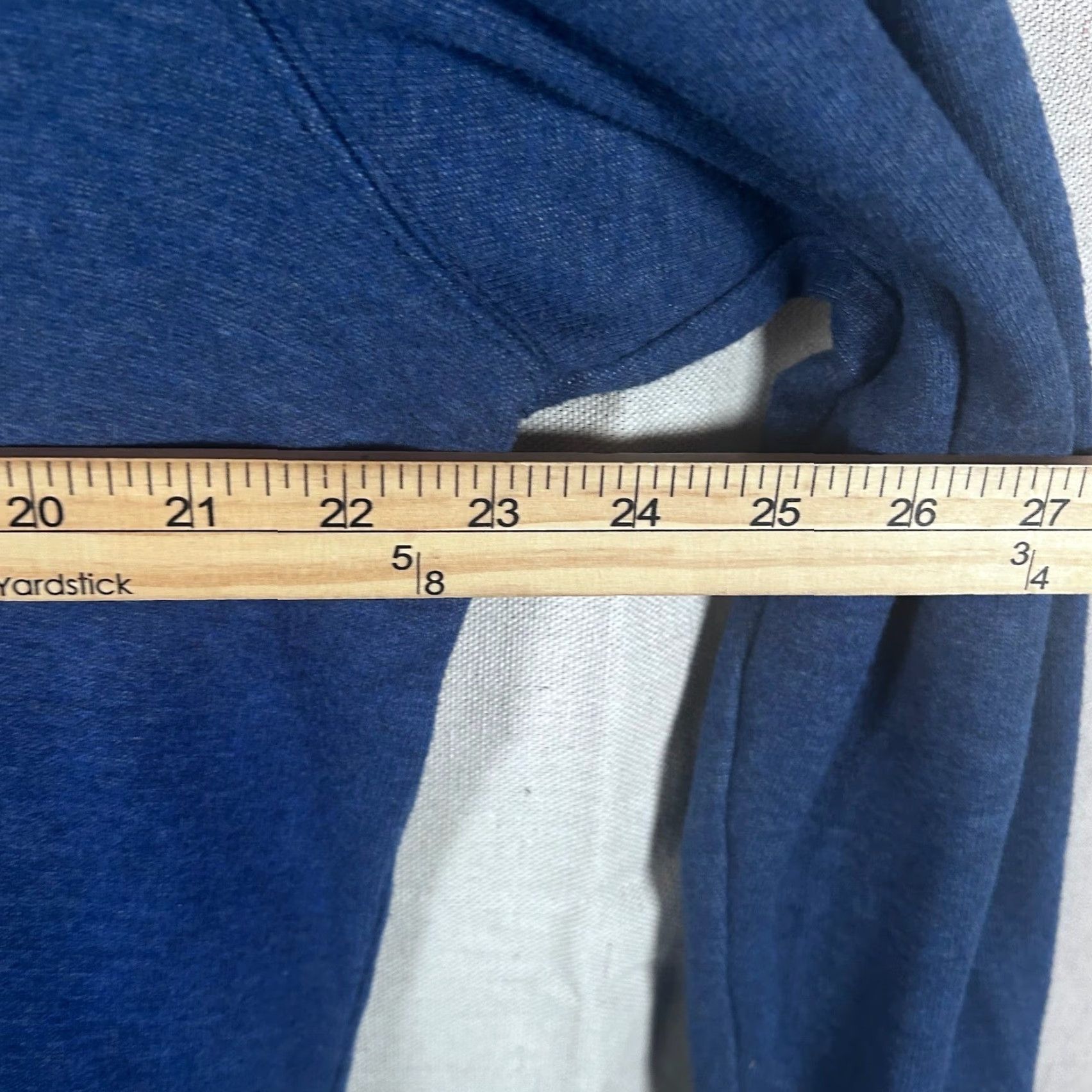 johnnie-O Johnnie-O Mens Large Blue Heathered Quarter Button Mock Neck Pullover Sweater Size US L / EU 52-54 / 3 - 5 Thumbnail