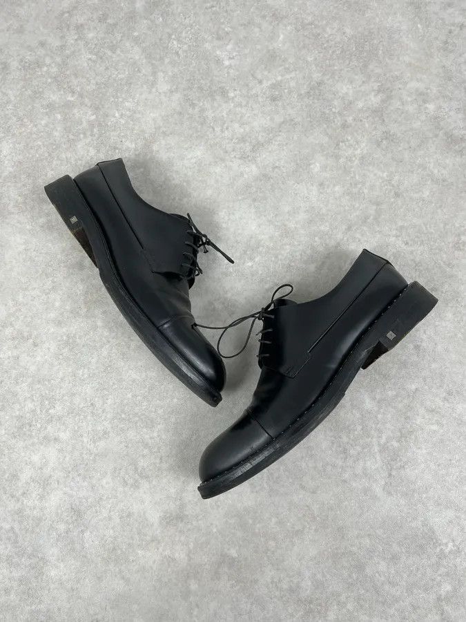 Louis Vuitton Louis Vuitton Black Leather Lace-Up Loafers Size US 8 / EU 41 - 3 Thumbnail