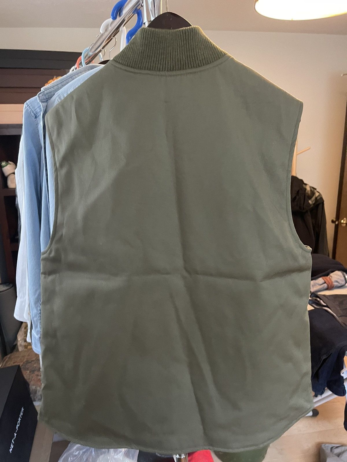 Officine Generale Officine Generale men’s Dean padded vest Olive NWT $595 Size US M / EU 48-50 / 2 - 18 Thumbnail
