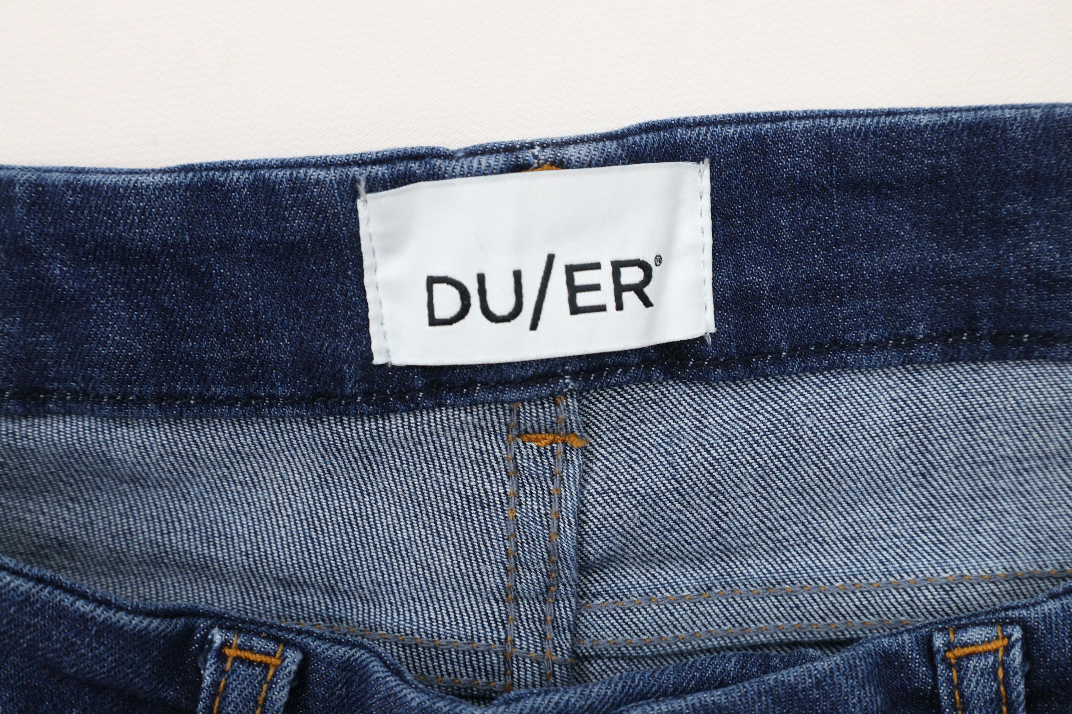 DUER × Vintage DU/ER DUER Fit Skinny Leg Stretch Denim Jeans Pants Blue Size 29" - 6 Thumbnail
