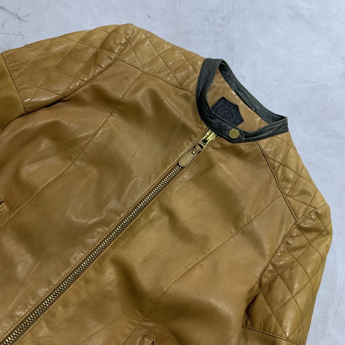 Massimo Dutti Mossimo Dutti Leather Jacket Size M / US 6-8 / IT 42-44 - 4 Thumbnail