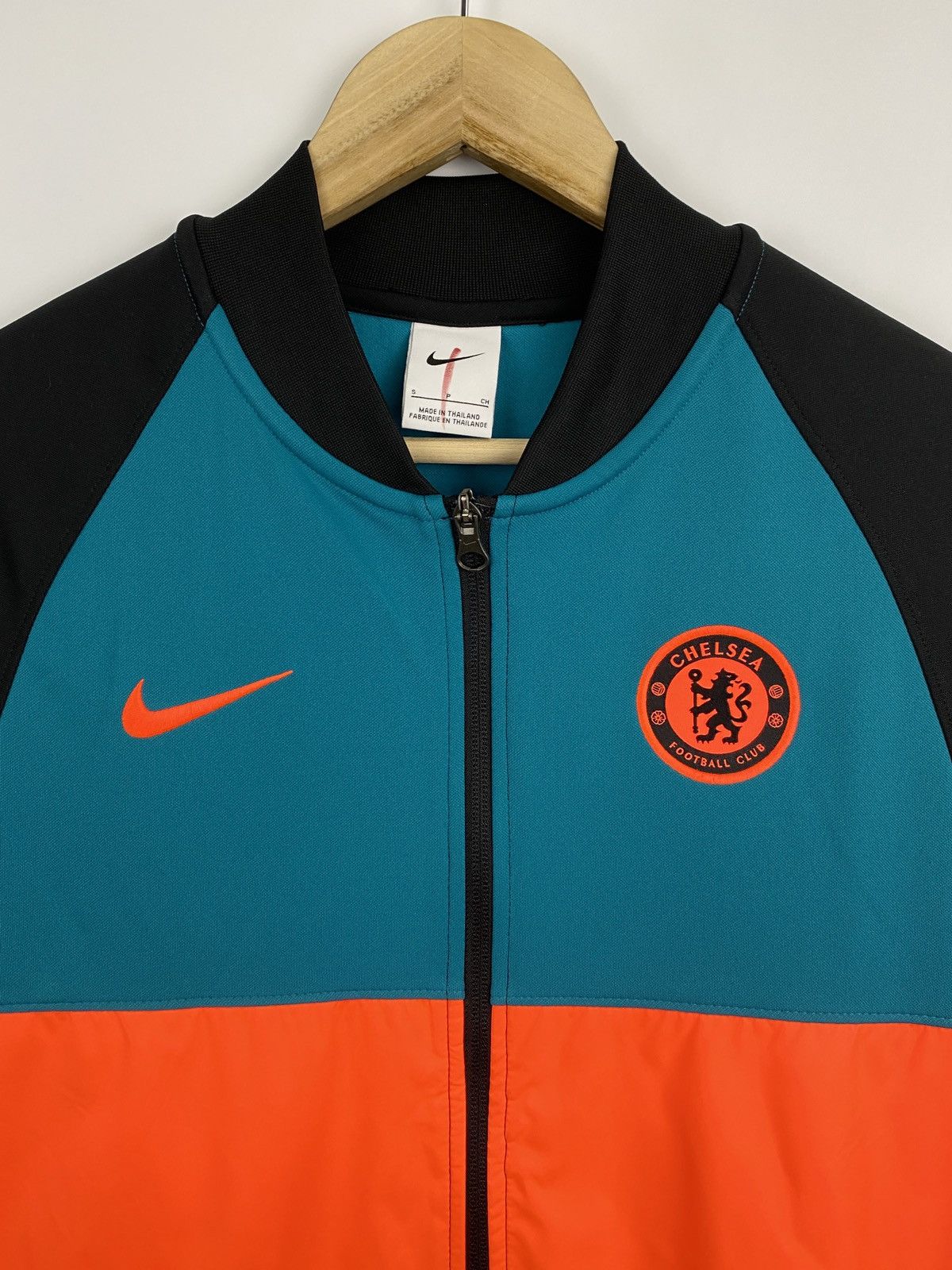 Nike Nike Chelsea Zip Hoodie Soccer Jersey Training Rare Retro Size US S / EU 44-46 / 1 - 4 Thumbnail