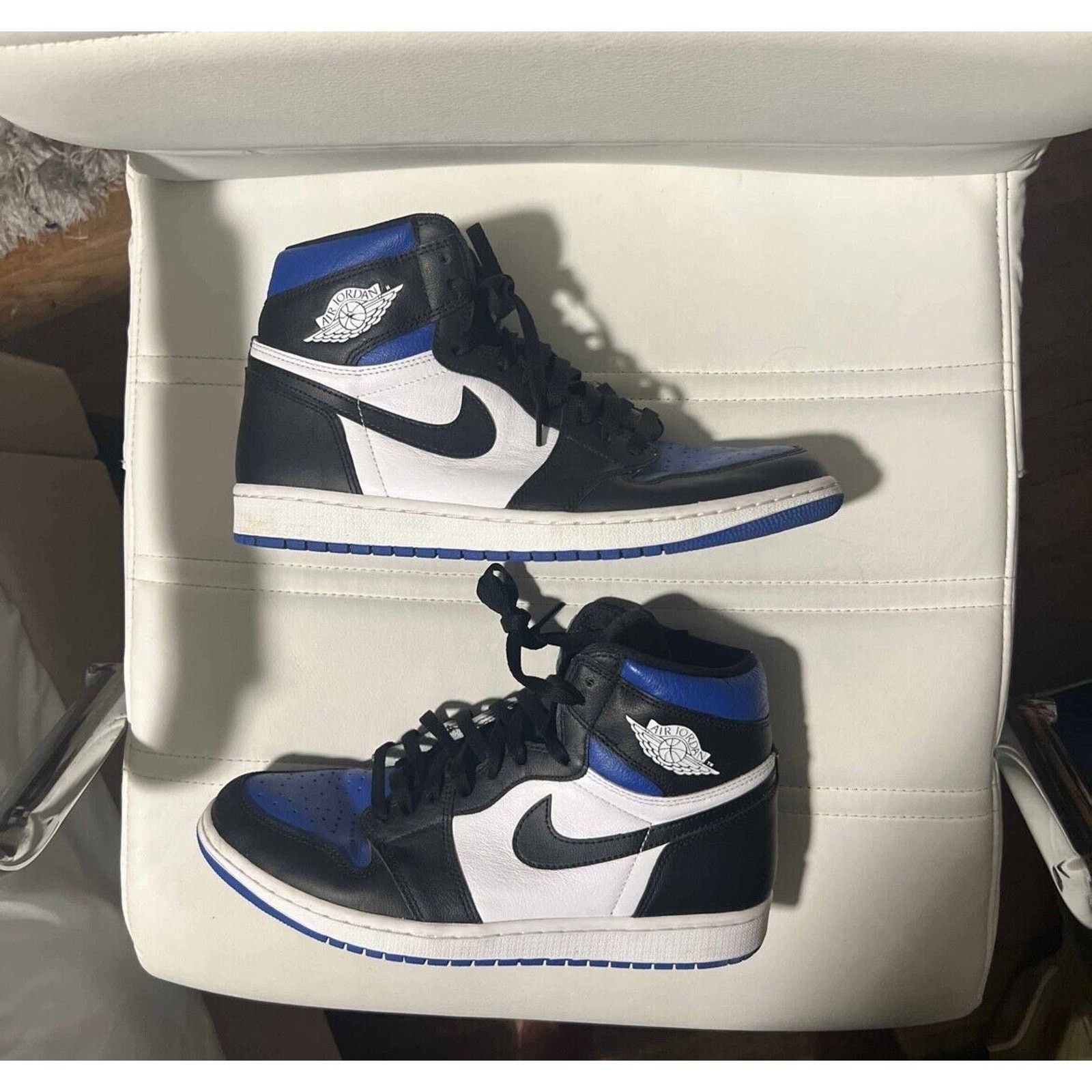 Nike Size 11 - Jordan 1 Retro OG High Royal Toe Size US 11 / EU 44 - 1 Thumbnail