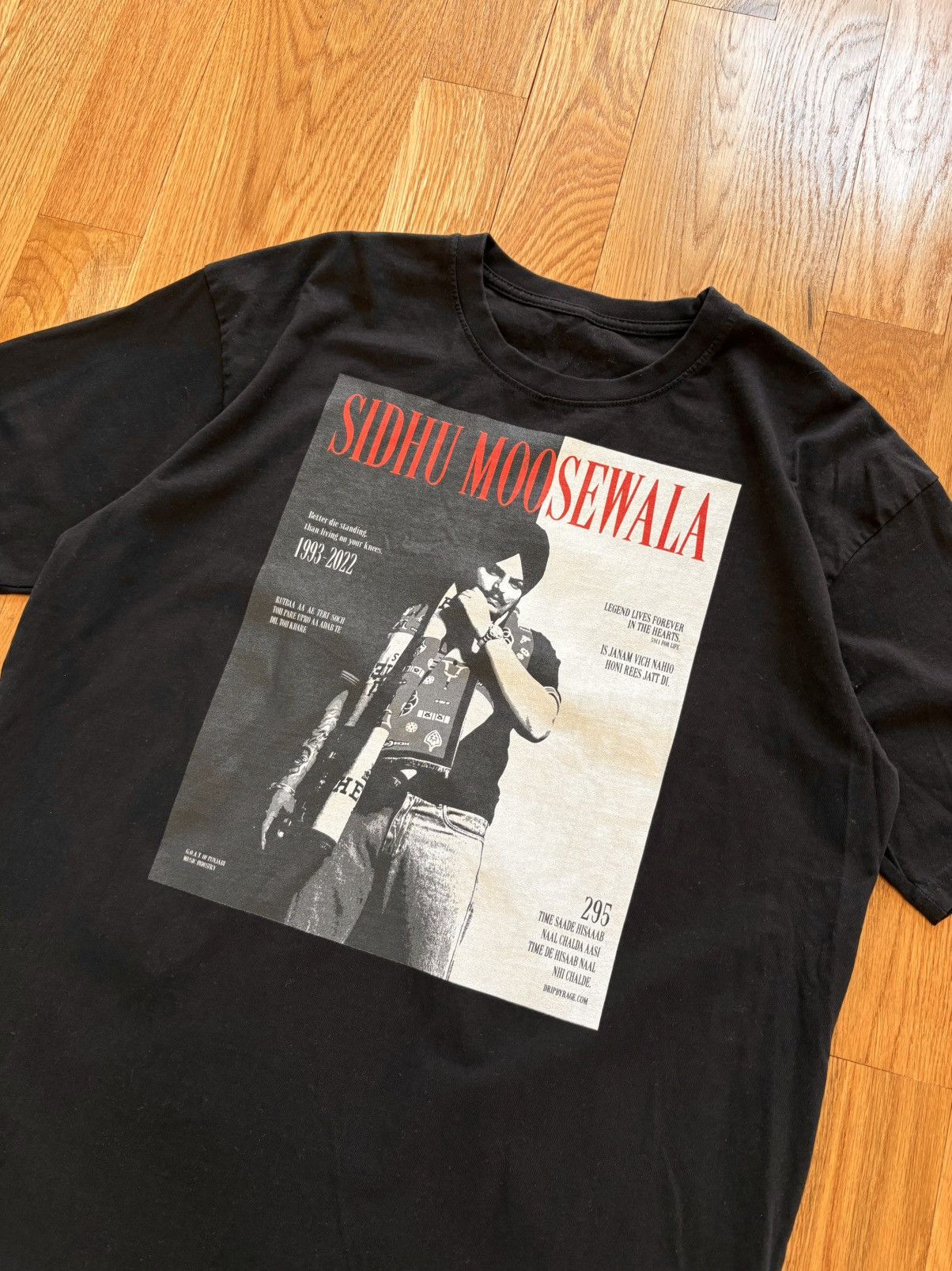 Other Drip by Rage Sidhu Moosewala 295 x Scarface Album Tee Large Size US L / EU 52-54 / 3 - 2 Thumbnail