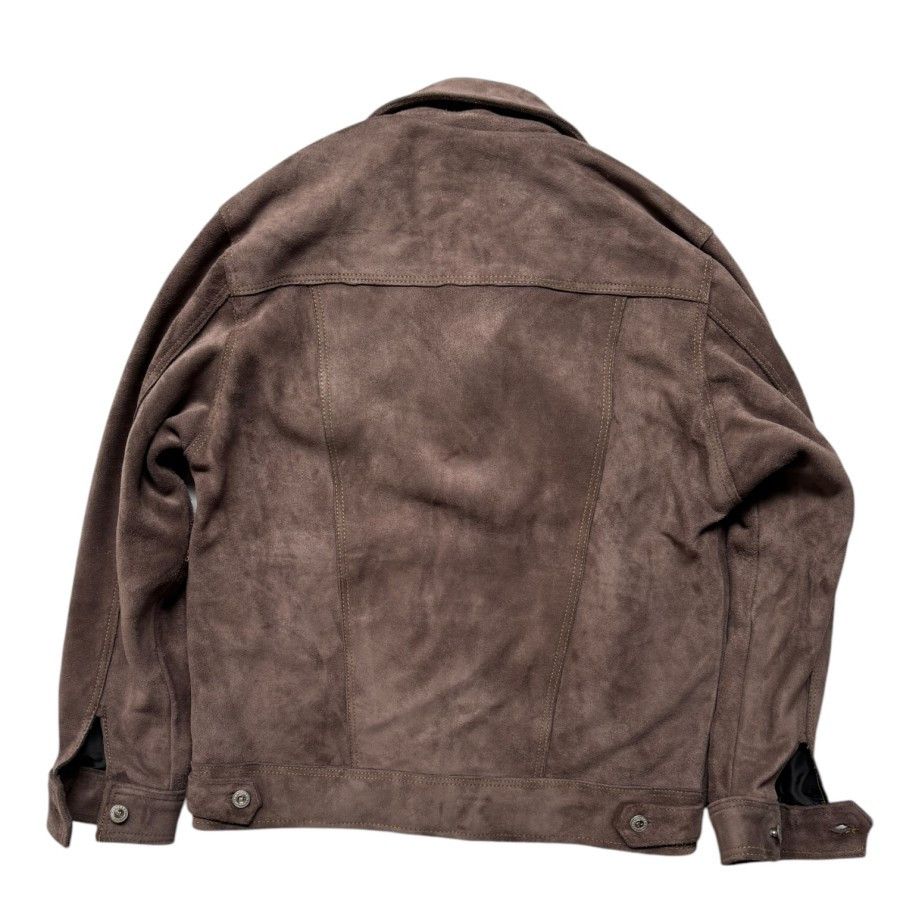 Designer × Genuine Leather Trucker Leather Jacket Size US M / EU 48-50 / 2 - 4 Thumbnail