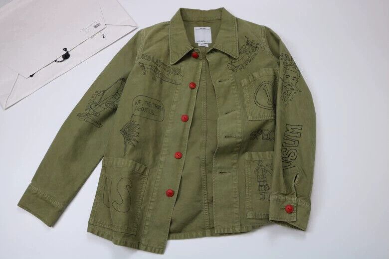 Visvim VISVIM TRAVAIL COVERALL SKETCHES FIL Washed Jacket M (2) Size US M / EU 48-50 / 2 - 5 Thumbnail