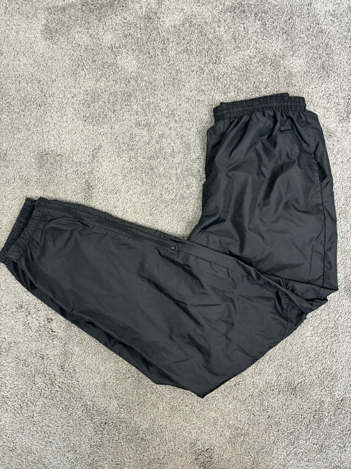 Nike × Vintage Vintage 90s black nike track pants Size US 30 / EU 46 - 1 Thumbnail