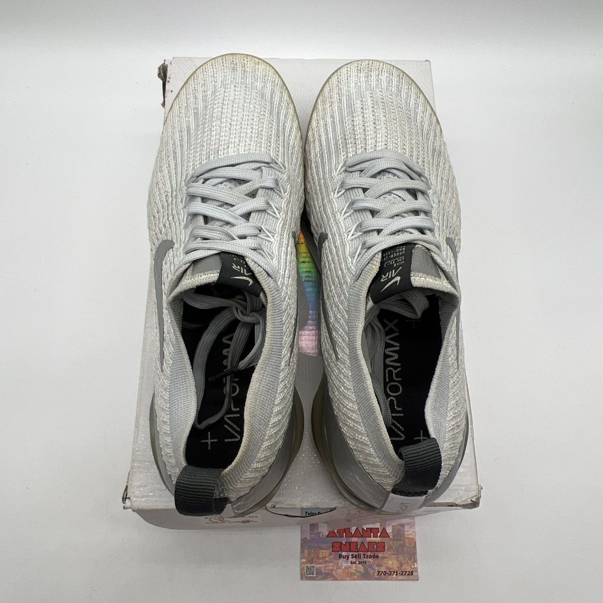 Nike Air VaporMax flyknit 3 reflective silver Size US 9.5 / EU 42-43 - 6 Thumbnail