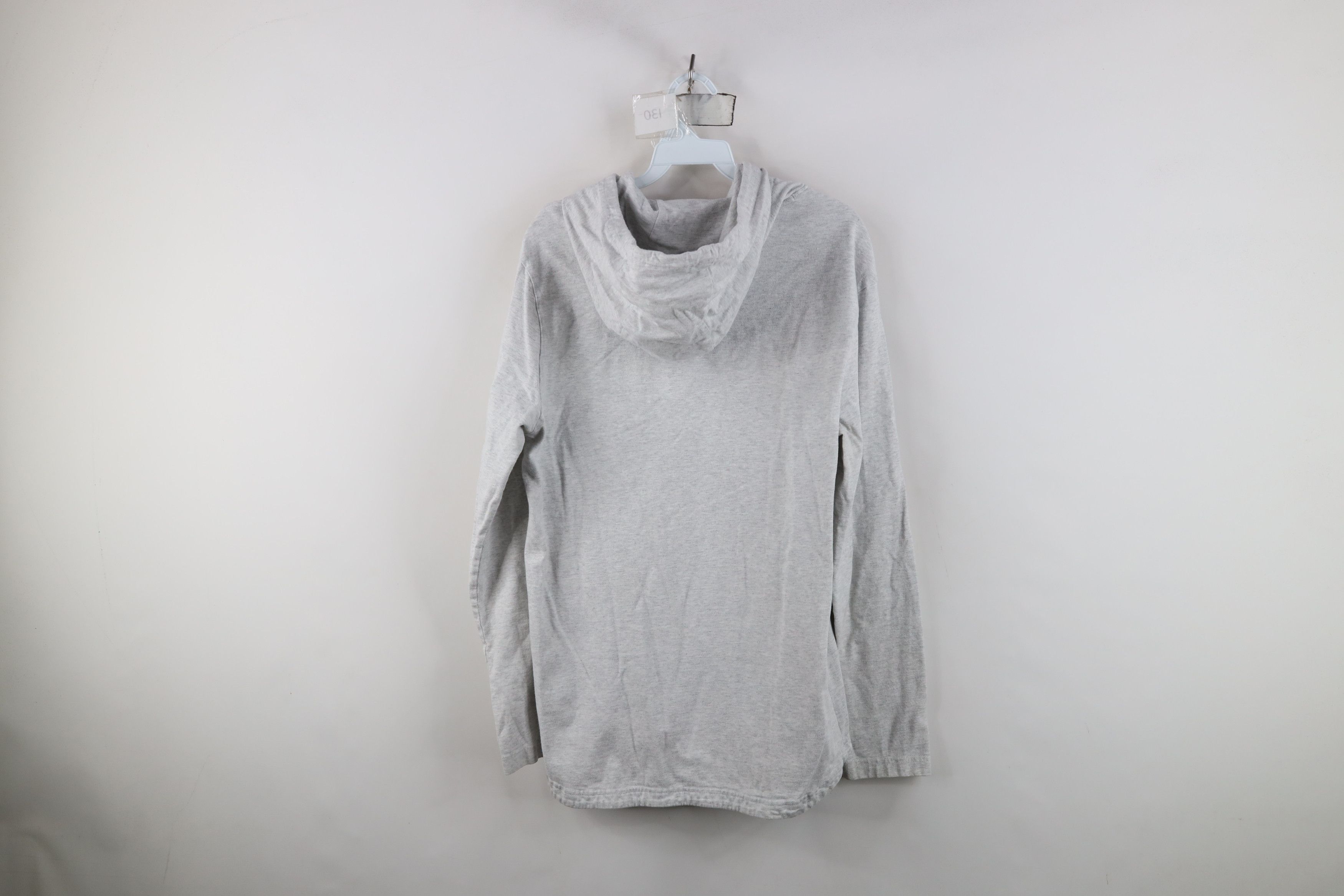 Nike Vintage Y2K Nike Mini Swoosh Hooded Hoodie T-Shirt Gray Size US M / EU 48-50 / 2 - 11 Thumbnail