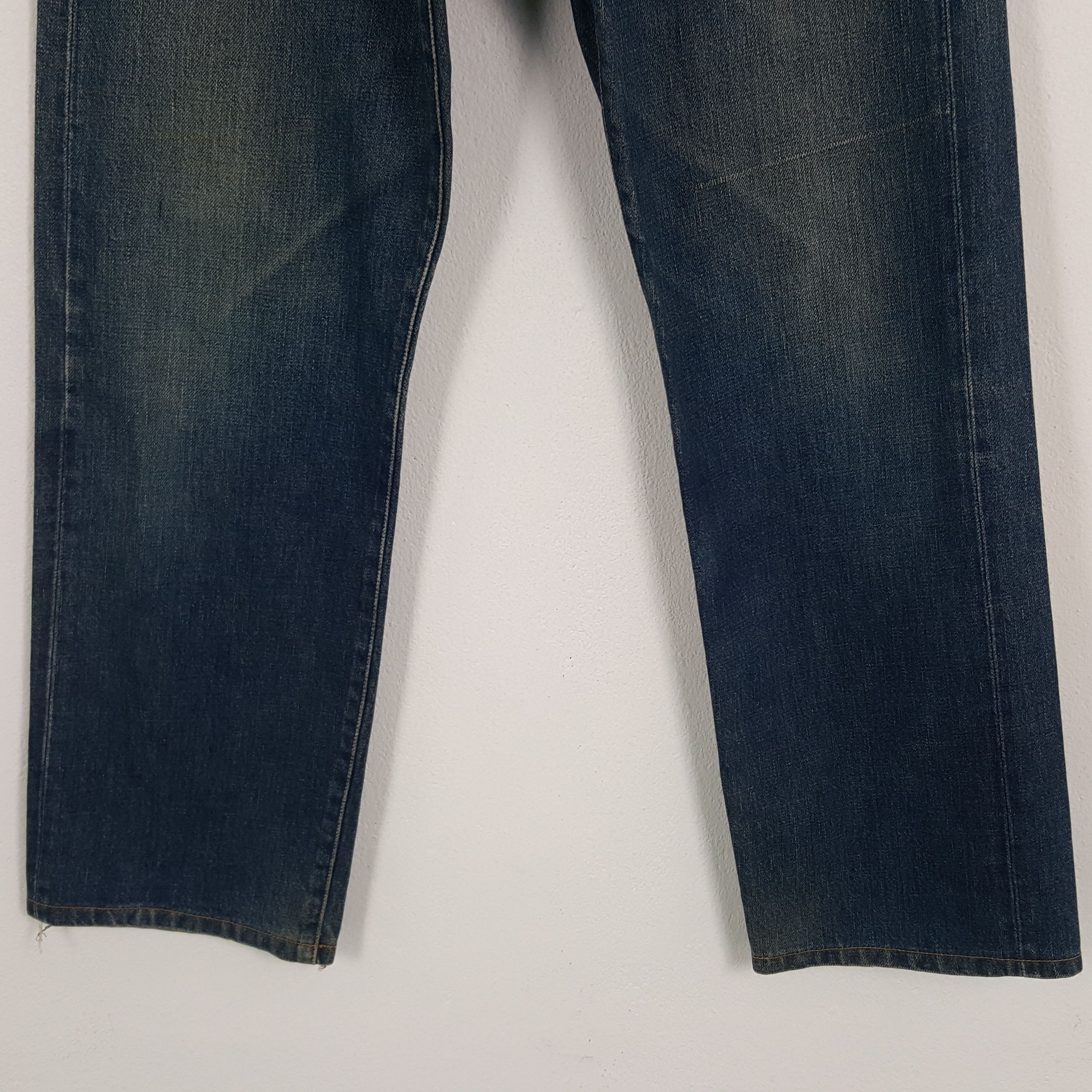 Japanese Brand × Vintage Vintage Evis Japanese Brand Daicock Custom Art Denim Jeans Size US 28 / EU 44 - 6 Thumbnail